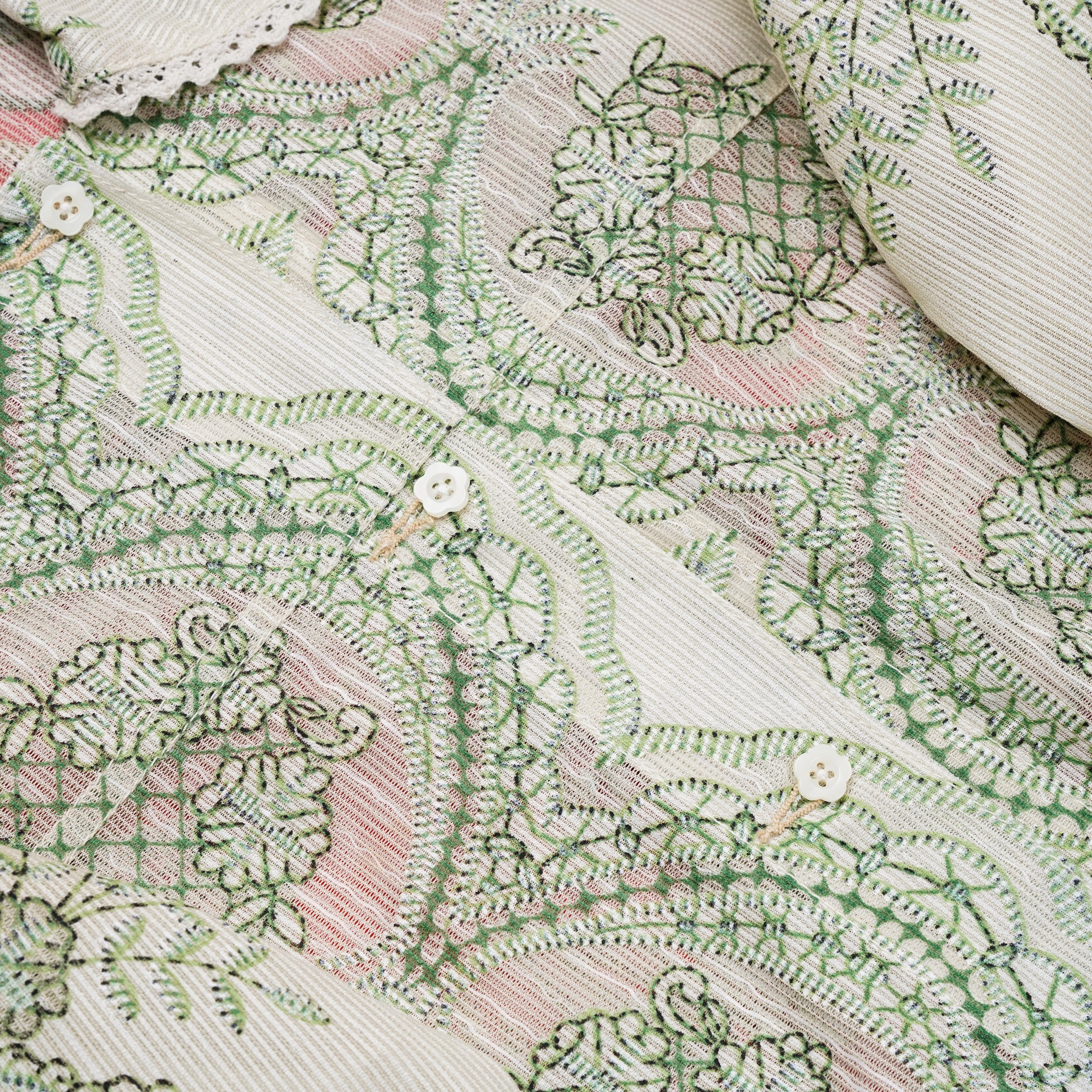 Emiria Jacket Suji Ijo - MATA CLOTHiER