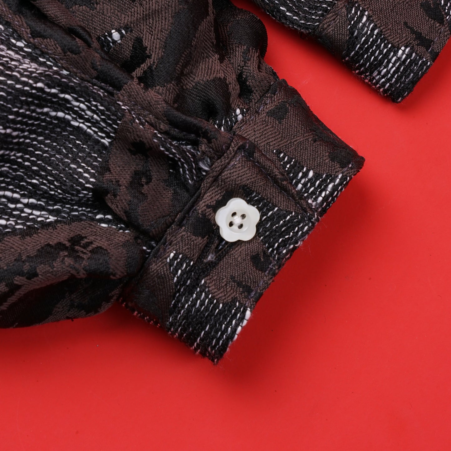 Emiria Jacket Ikat Coklat - MATA CLOTHiER