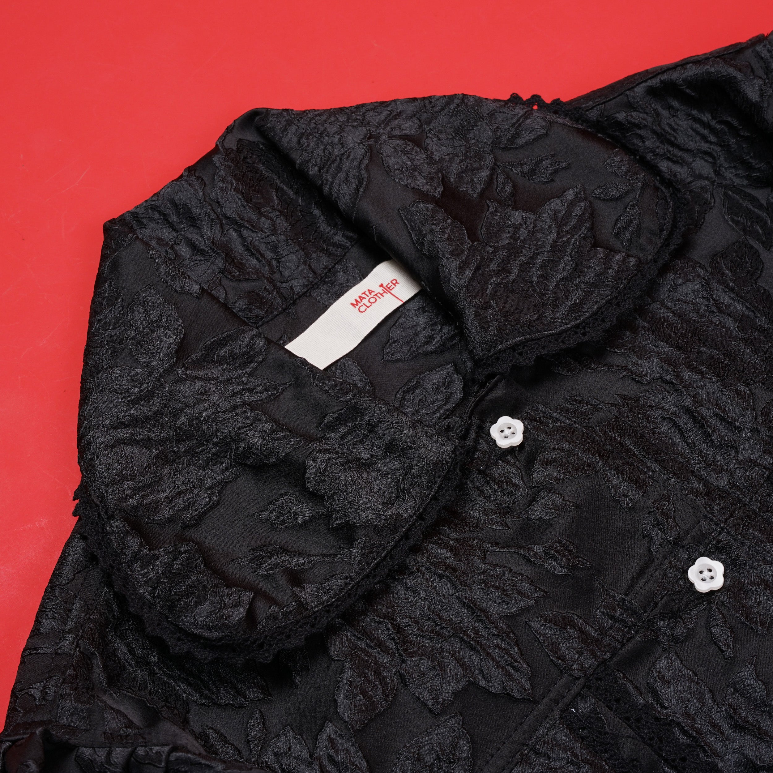 Emiria Jacket Botanica Satine - MATA CLOTHiER