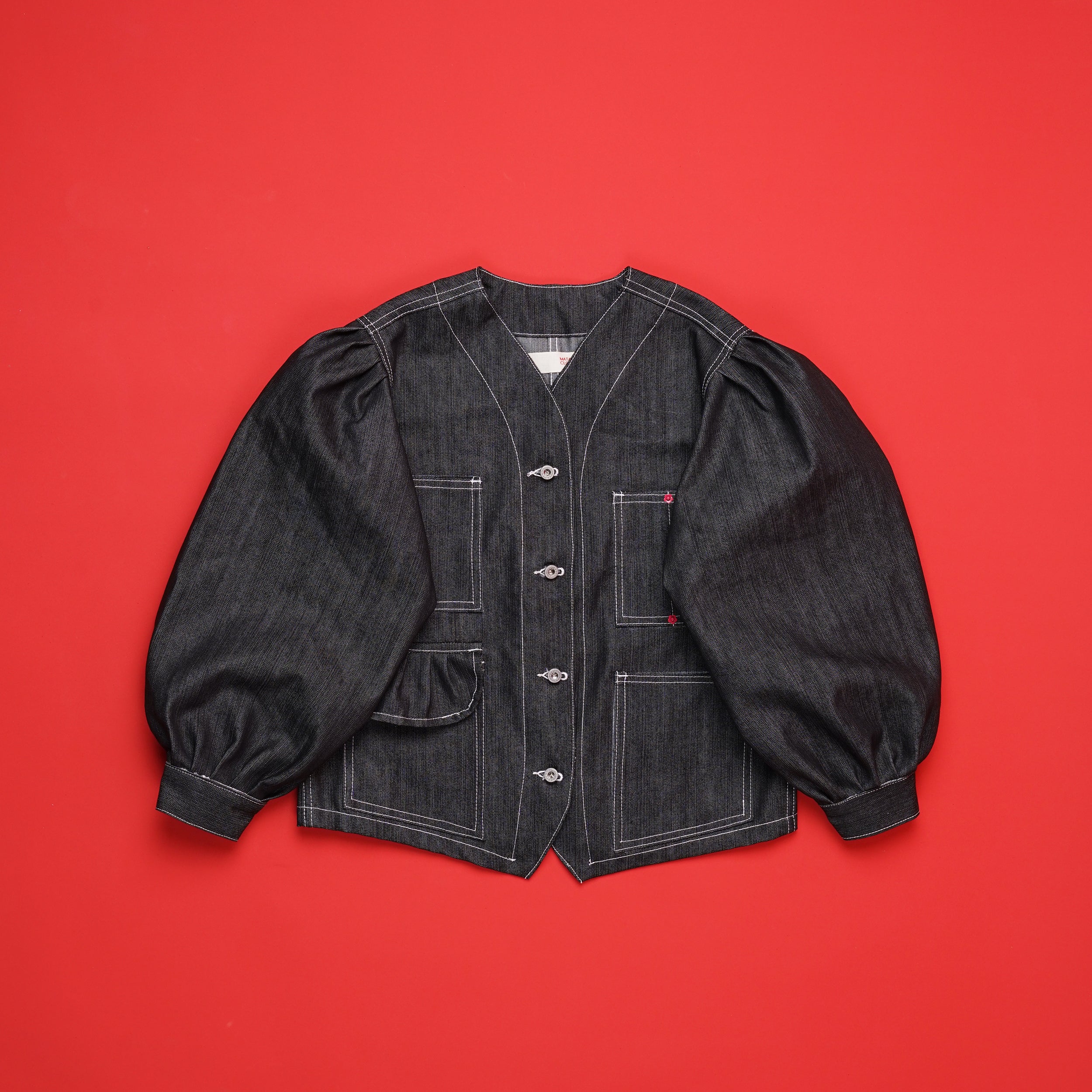 Ponita Jacket Denime - MATA CLOTHiER