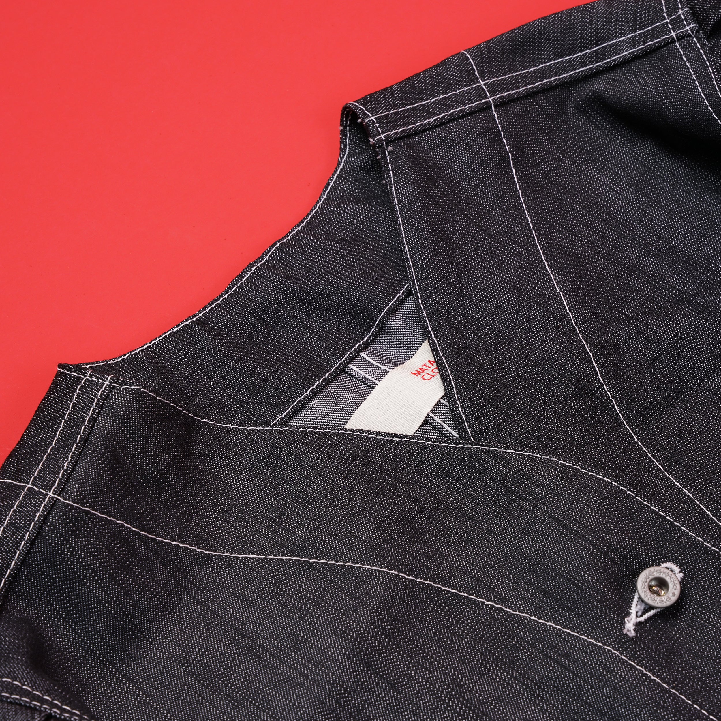 Ponita Jacket Denime - MATA CLOTHiER