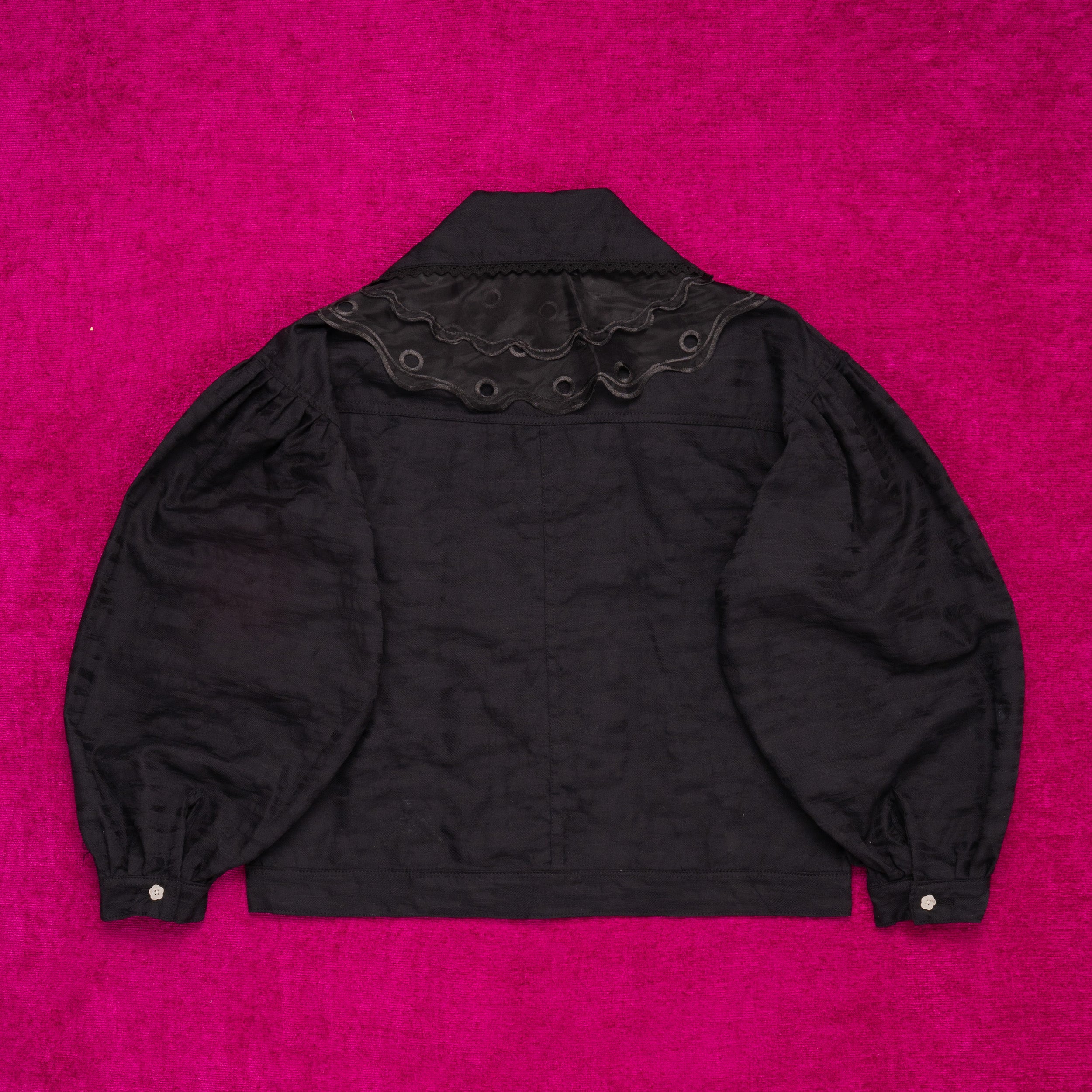 Emiria Jacket Black Purr - MATA CLOTHiER