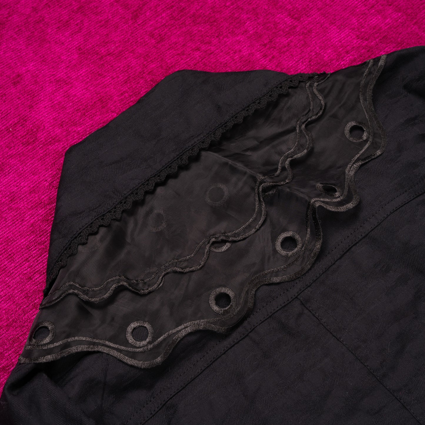 Emiria Jacket Black Purr - MATA CLOTHiER