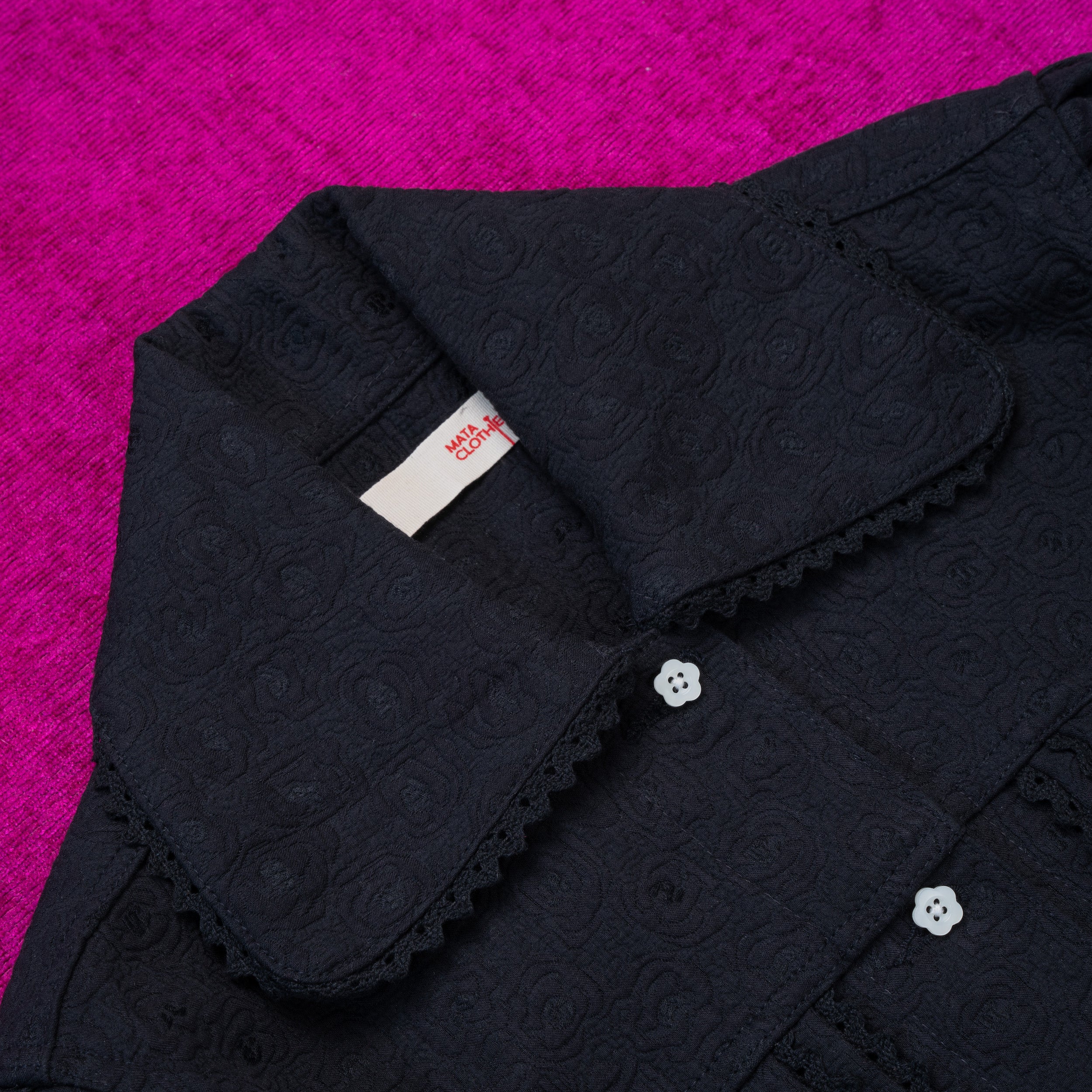 Emiria Jacket Midnight Bloom - MATA CLOTHiER