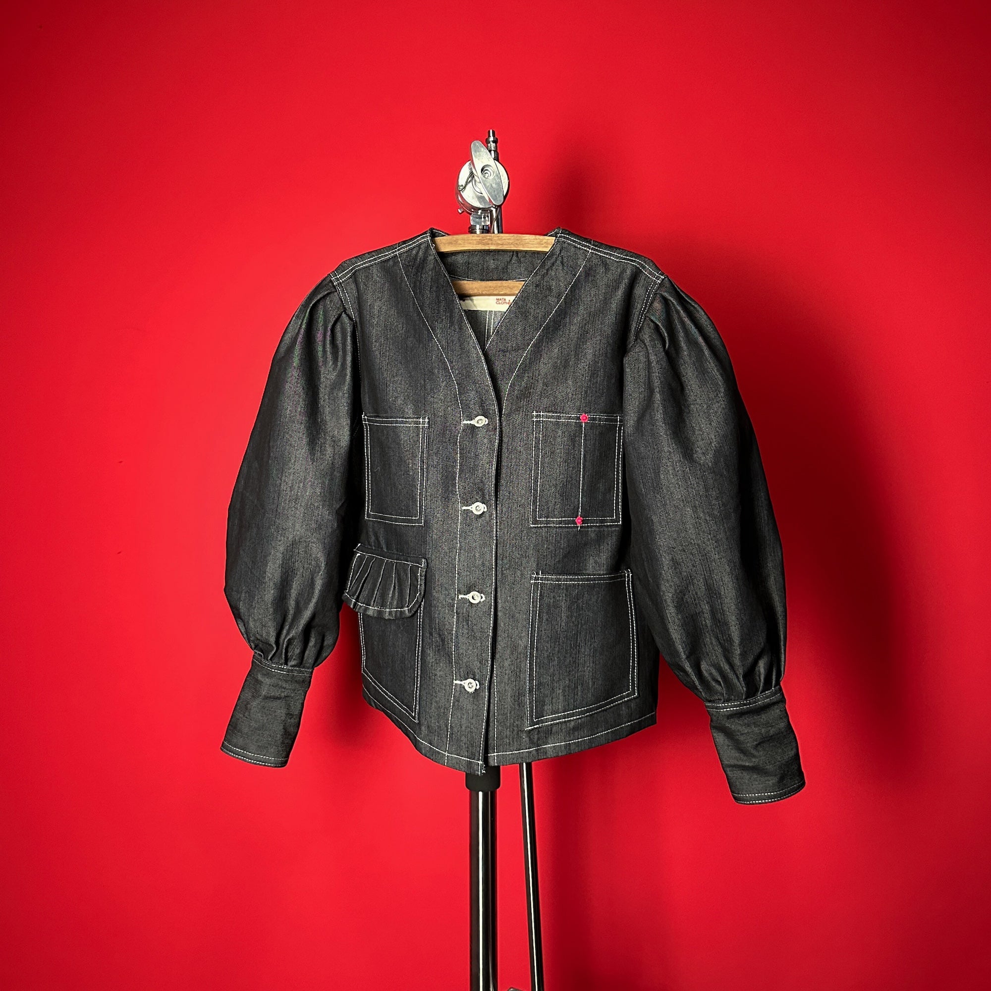 Ponita Jacket Denime - MATA CLOTHiER