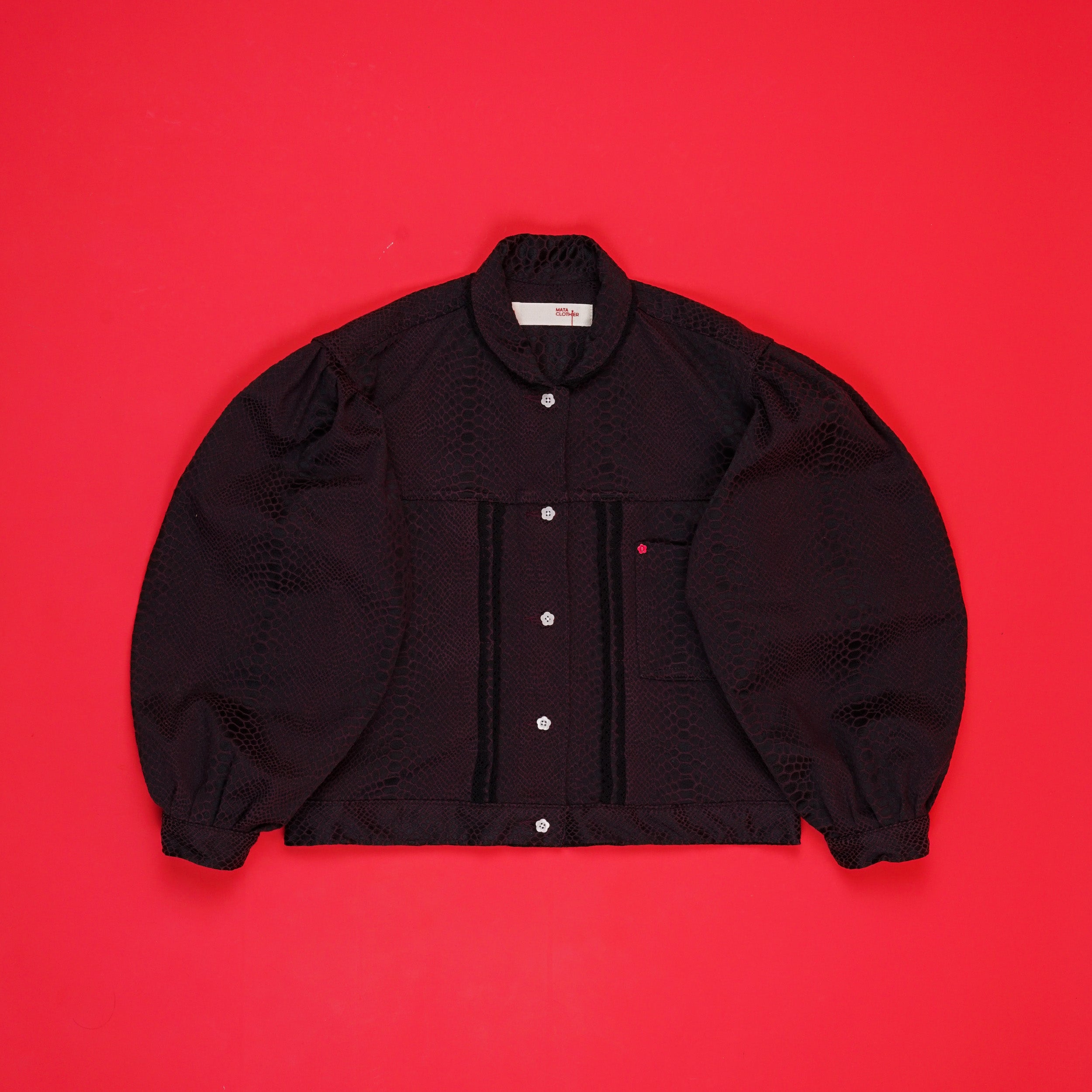 Emiria Jacket Plum Tattar  ✺ MATA CLOTHiER