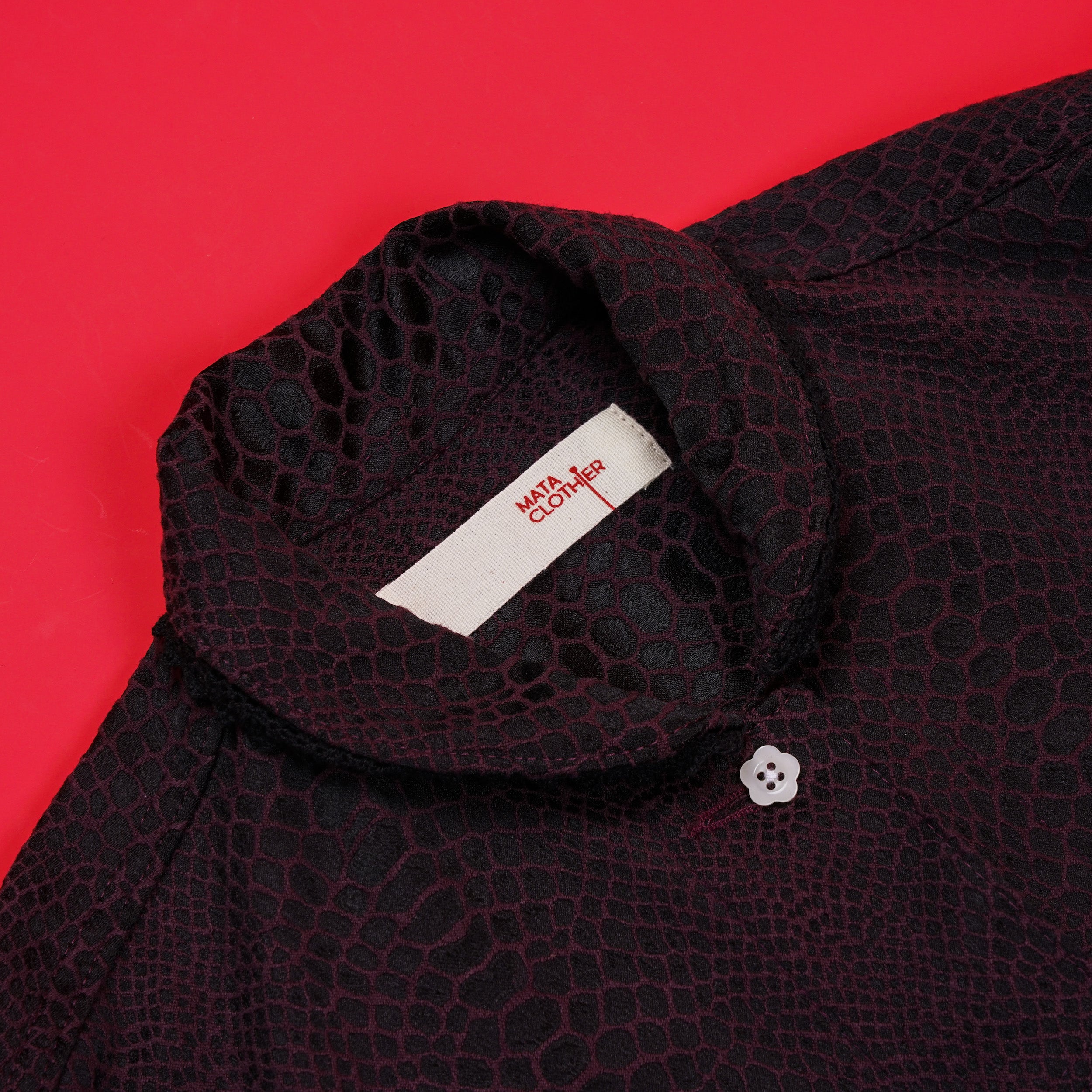 Emiria Jacket Plum Tattar  ✺ MATA CLOTHiER