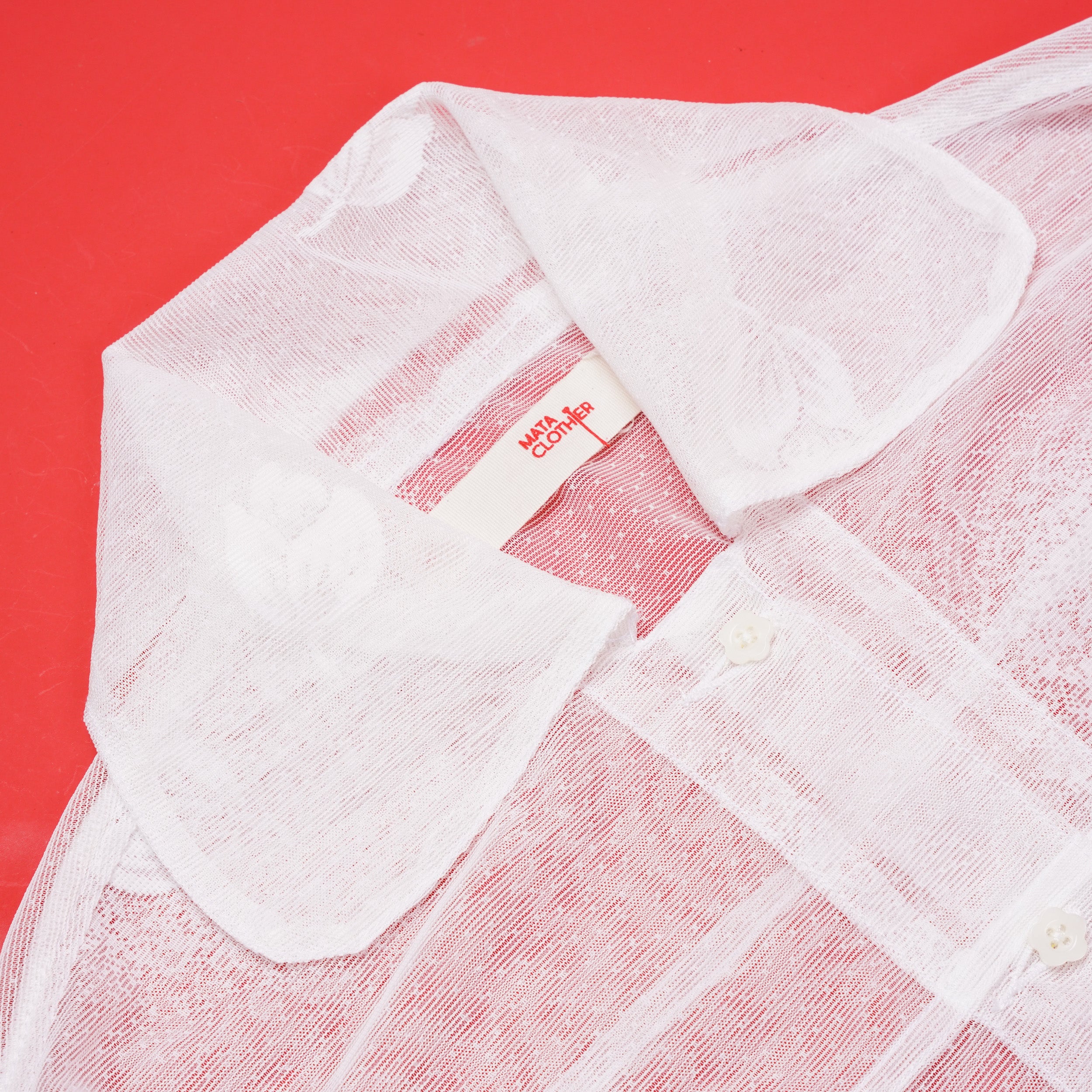 Emiria Jacket Gendhis Snowdrop - MATA CLOTHiER