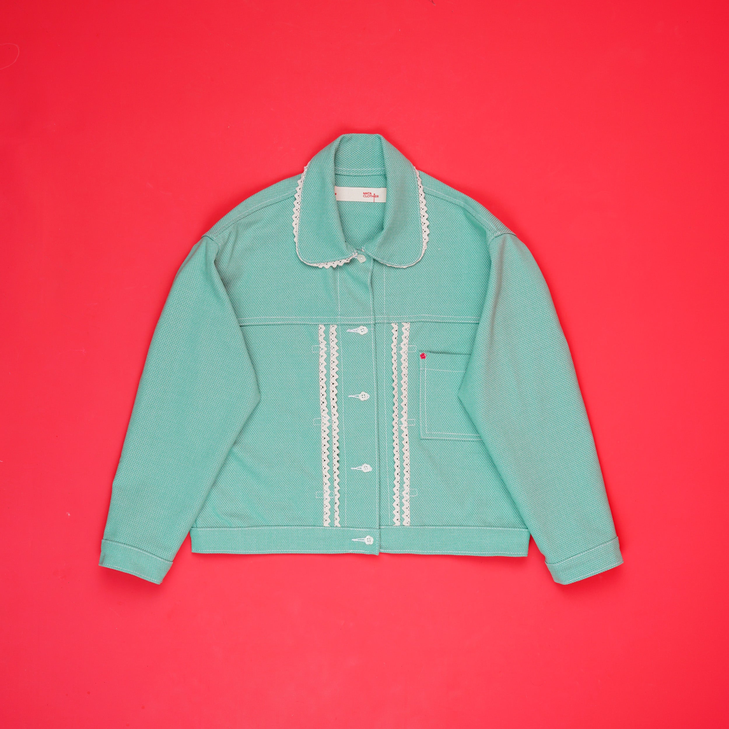 Pompe Jacket Robin Eggs ✺ MATA CLOTHiER