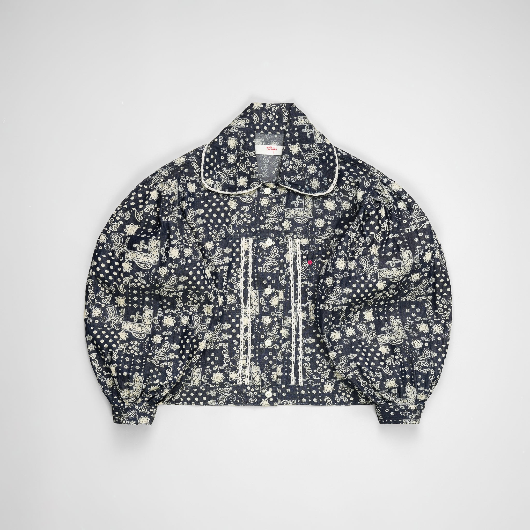 Emiria Jacket Blu Canna ✺ MATA CLOTHiER