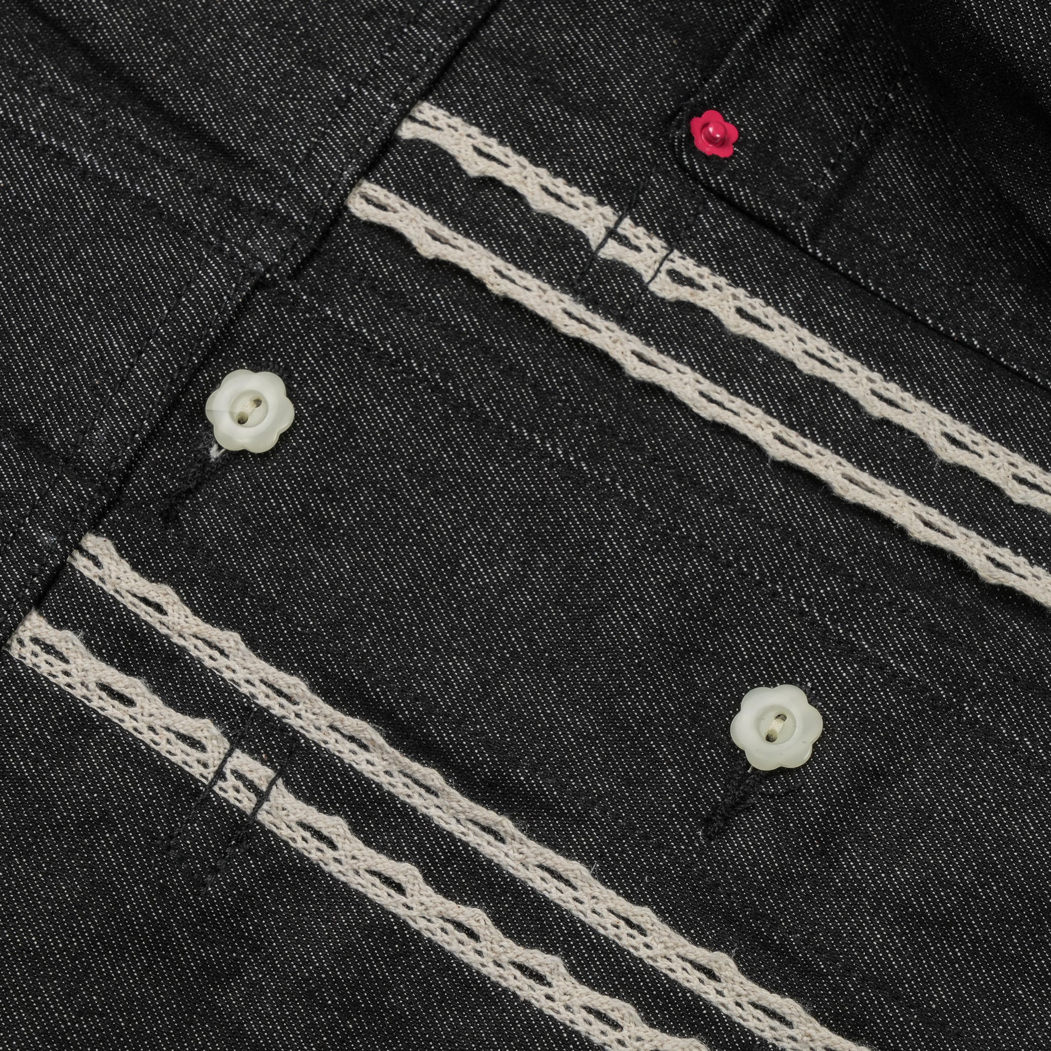 Emiria Jacket Denime Noir ✺ MATA CLOTHiER