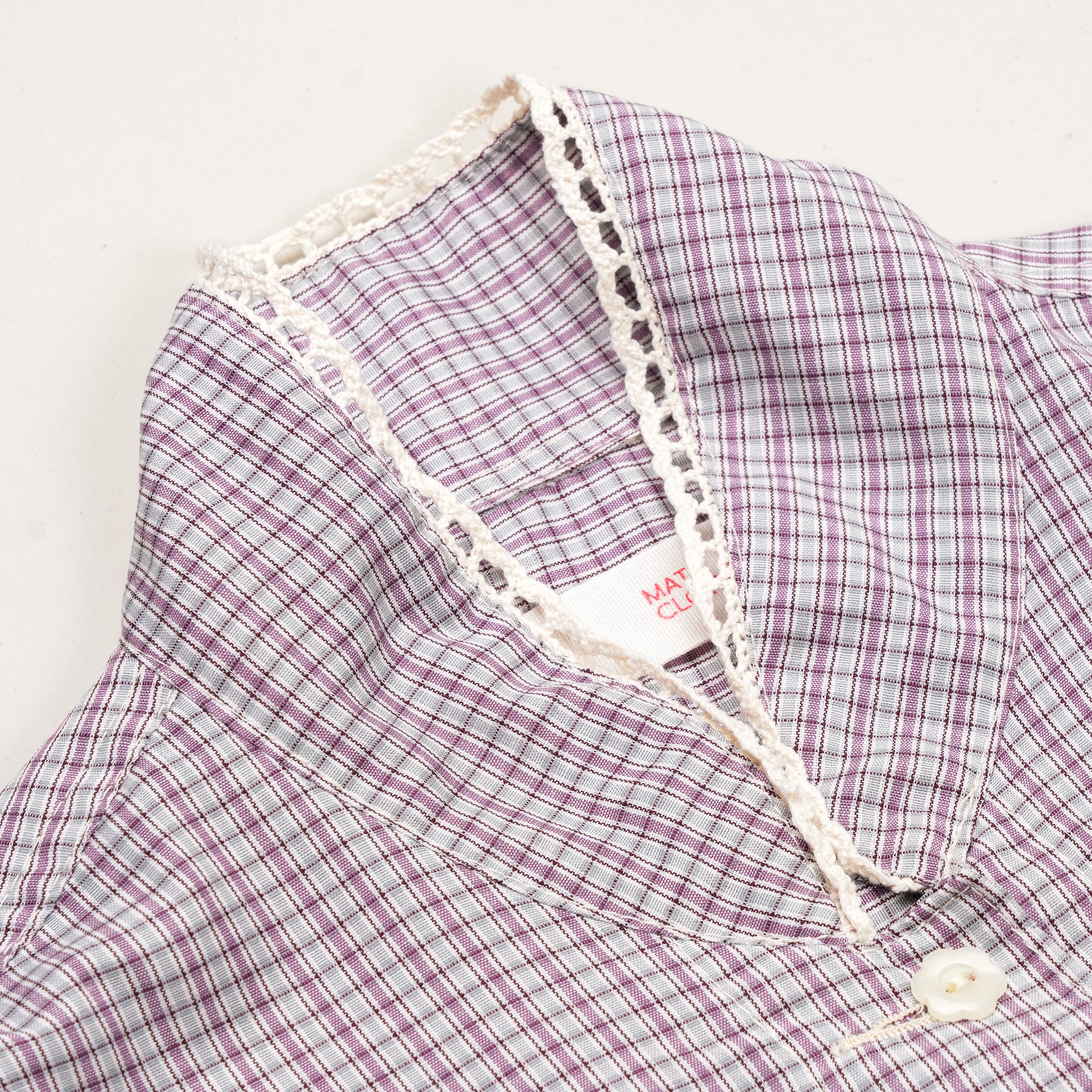 Emiria Jacket Tartan Blush ✺ MATA CLOTHiER