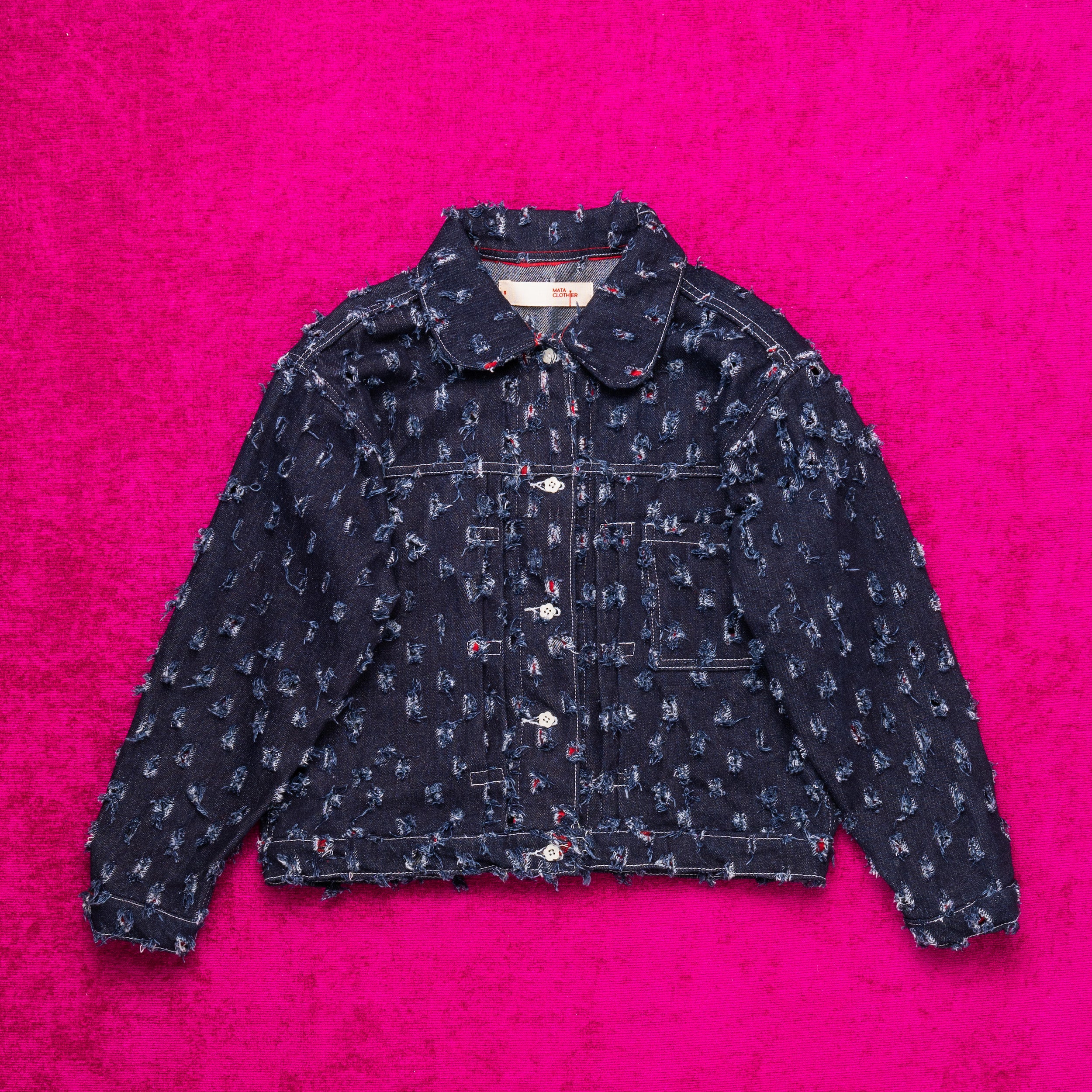 Pompe Jacket Cras Indigo  - MATA CLOTHiER