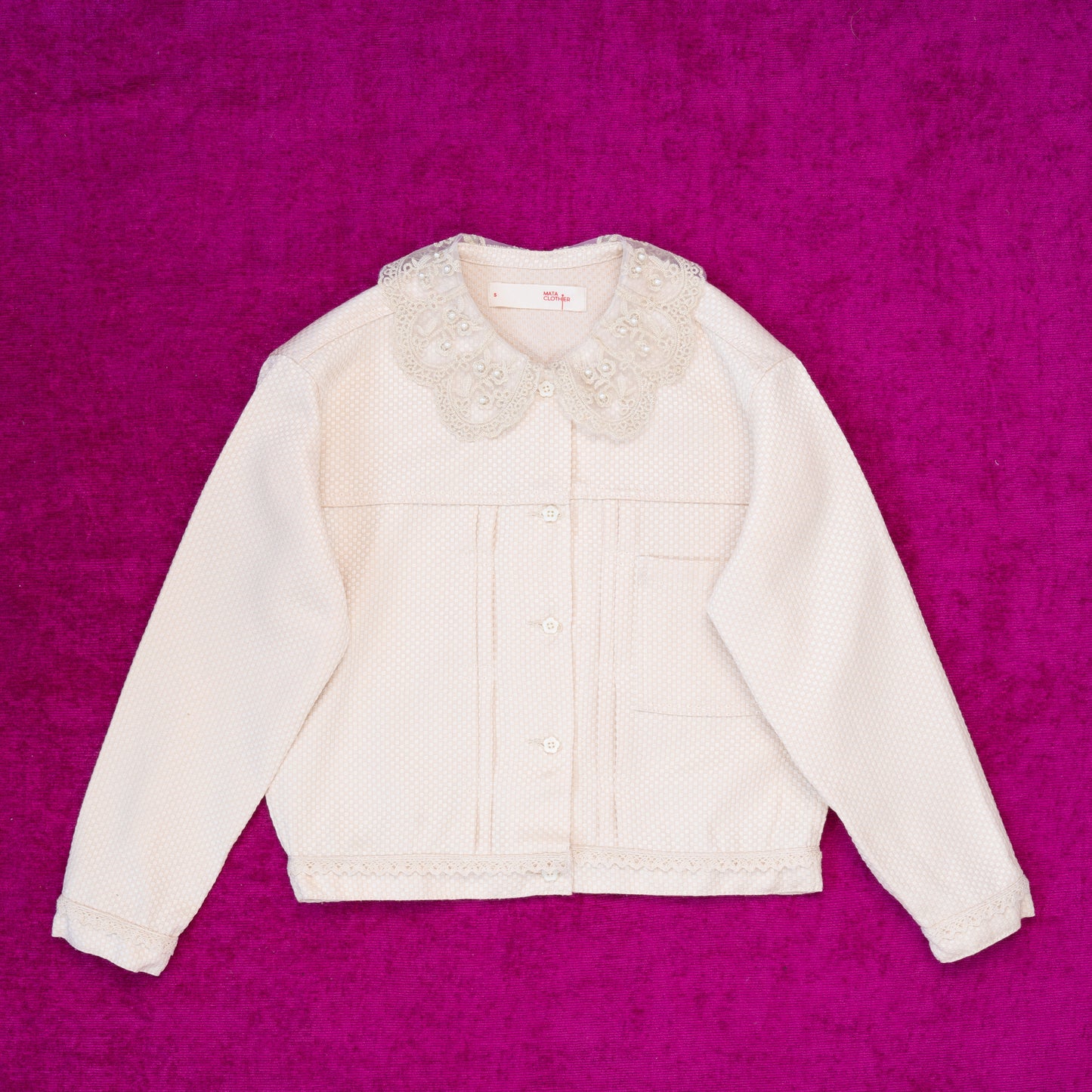 Pompe Jacket Honey Champagne - MATA CLOTHiER