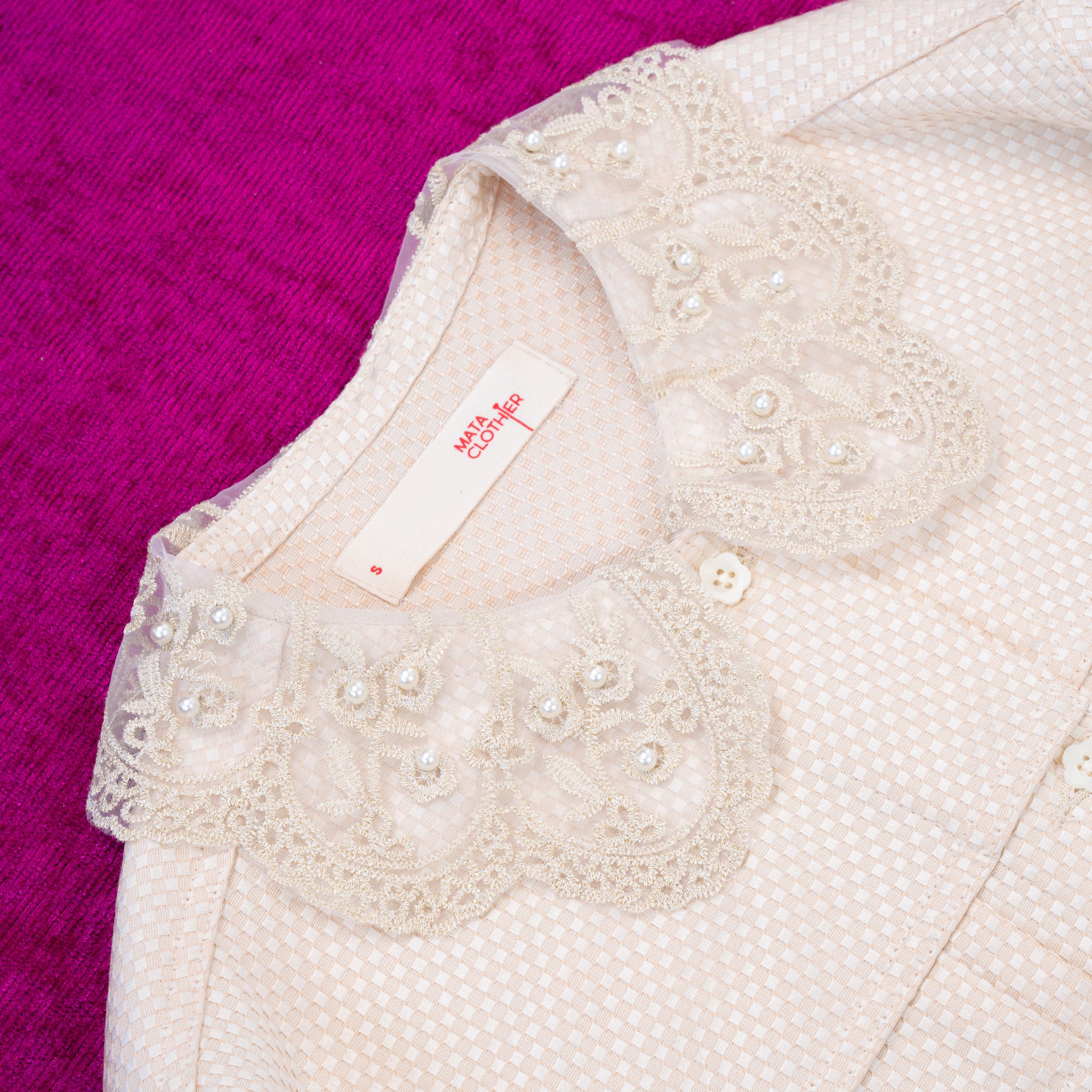 Pompe Jacket Honey Champagne  - MATA CLOTHiER