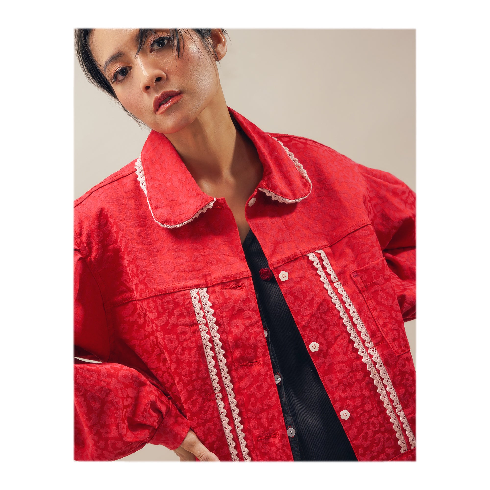 Emiria Jacket Flame-o-Pard  ✺ MATA CLOTHiER