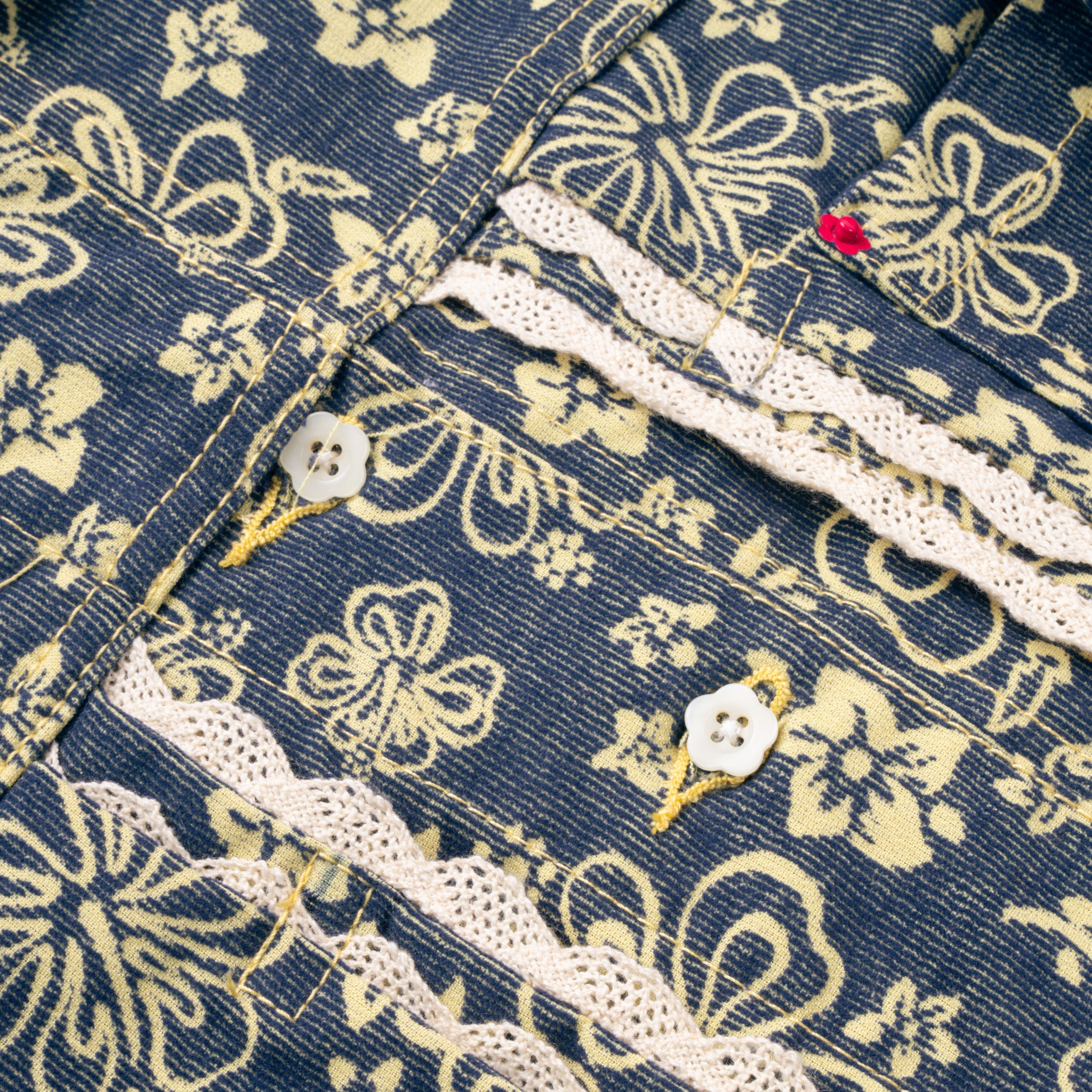 Emiria Jacket Hibiscus Cord - MATA CLOTHiER