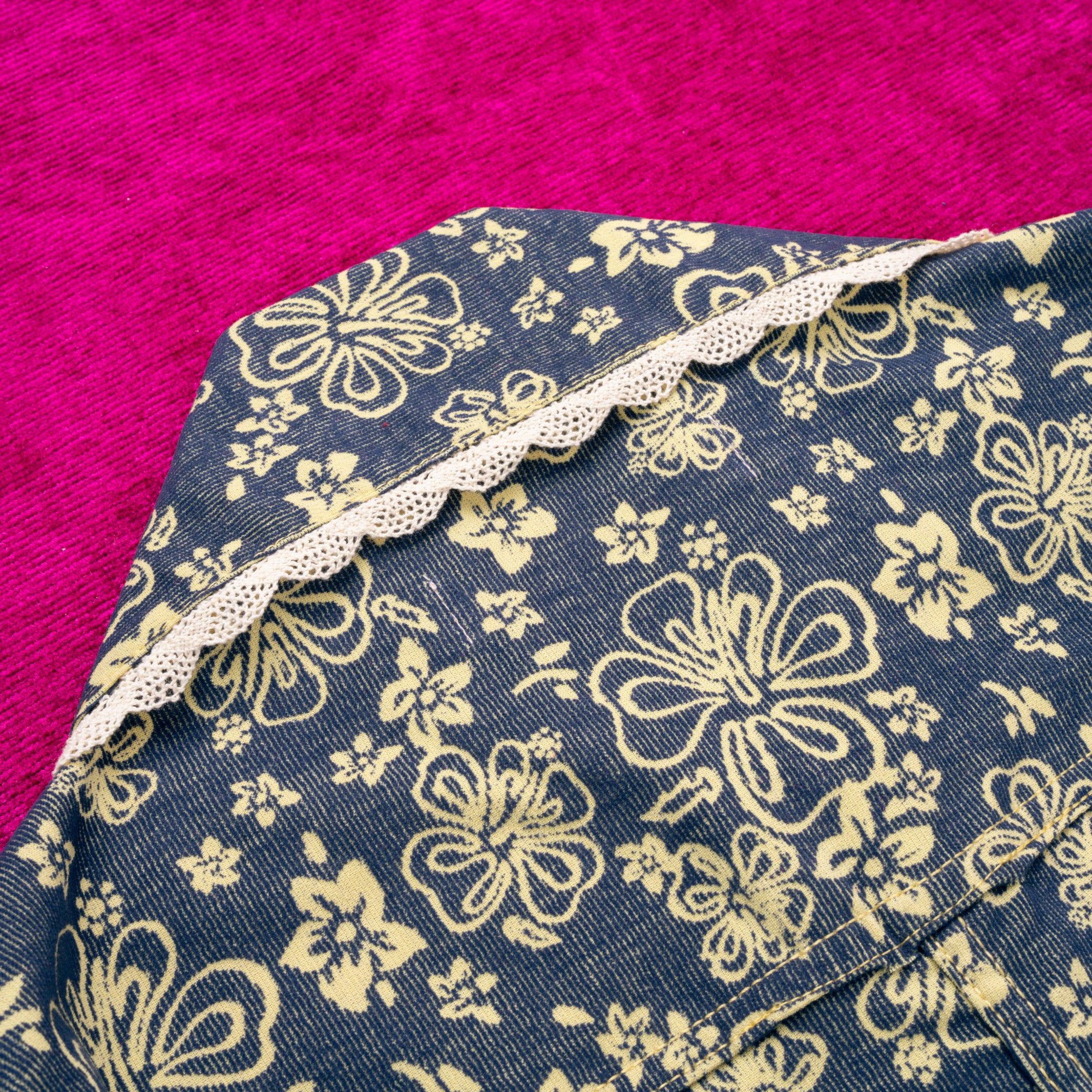 Emiria Jacket Hibiscus Cord - MATA CLOTHiER