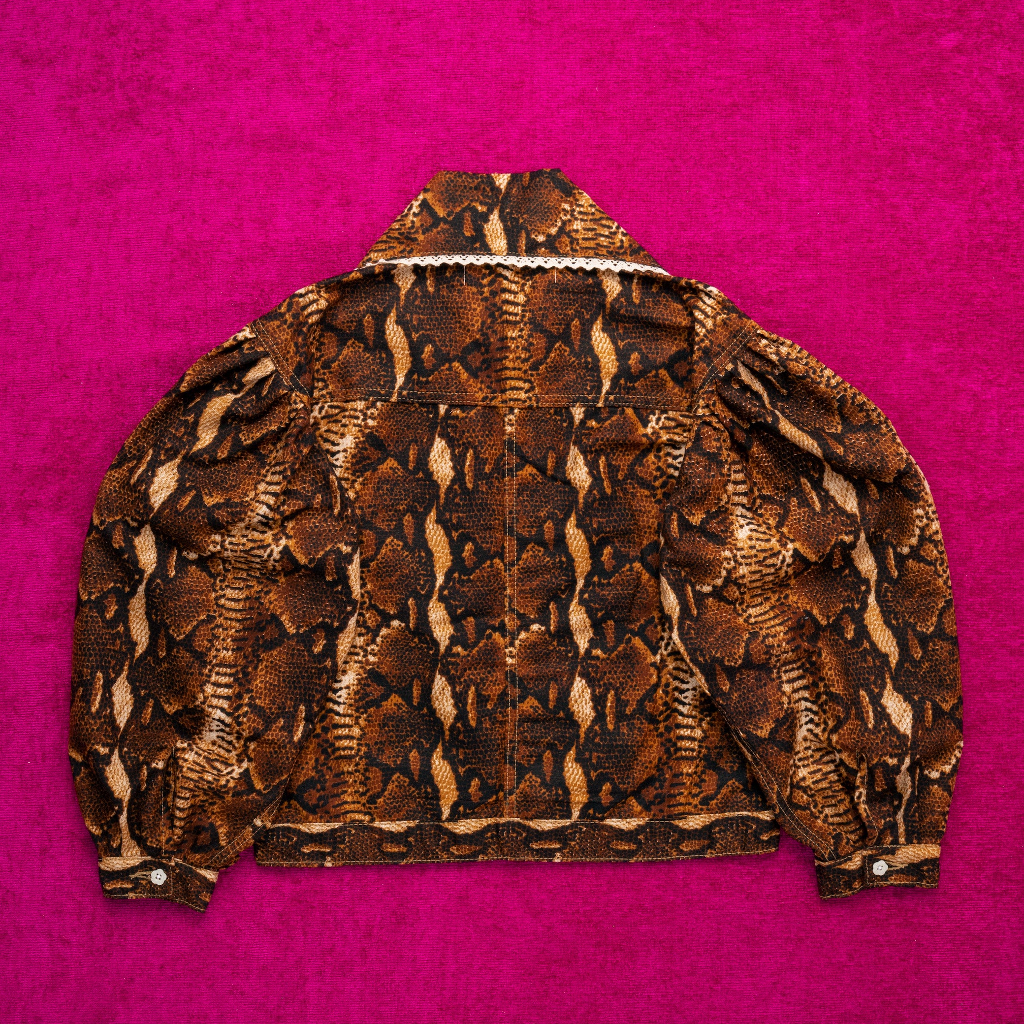 Emiria Jacket Serpent Brown - MATA CLOTHiER