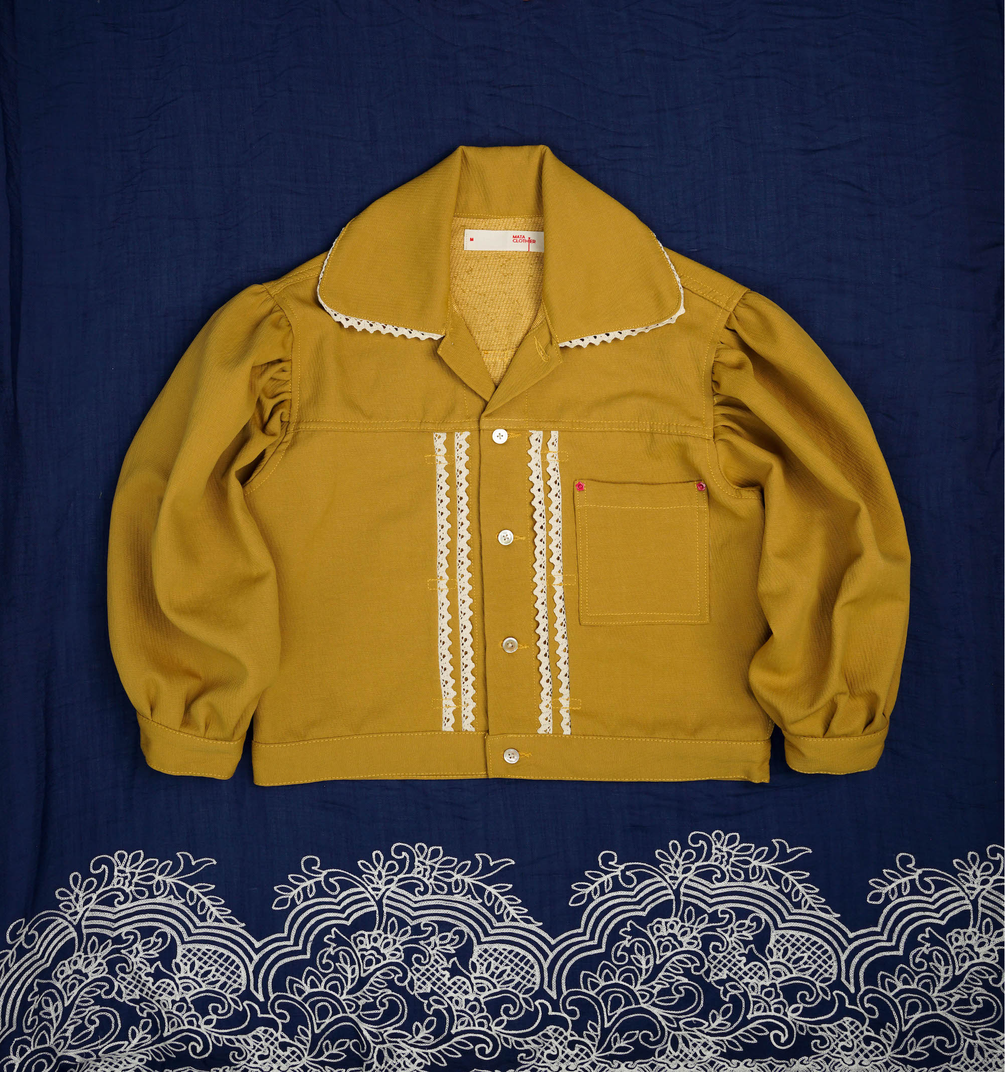 Emiria Jacket Mustard - MATA CLOTHiER