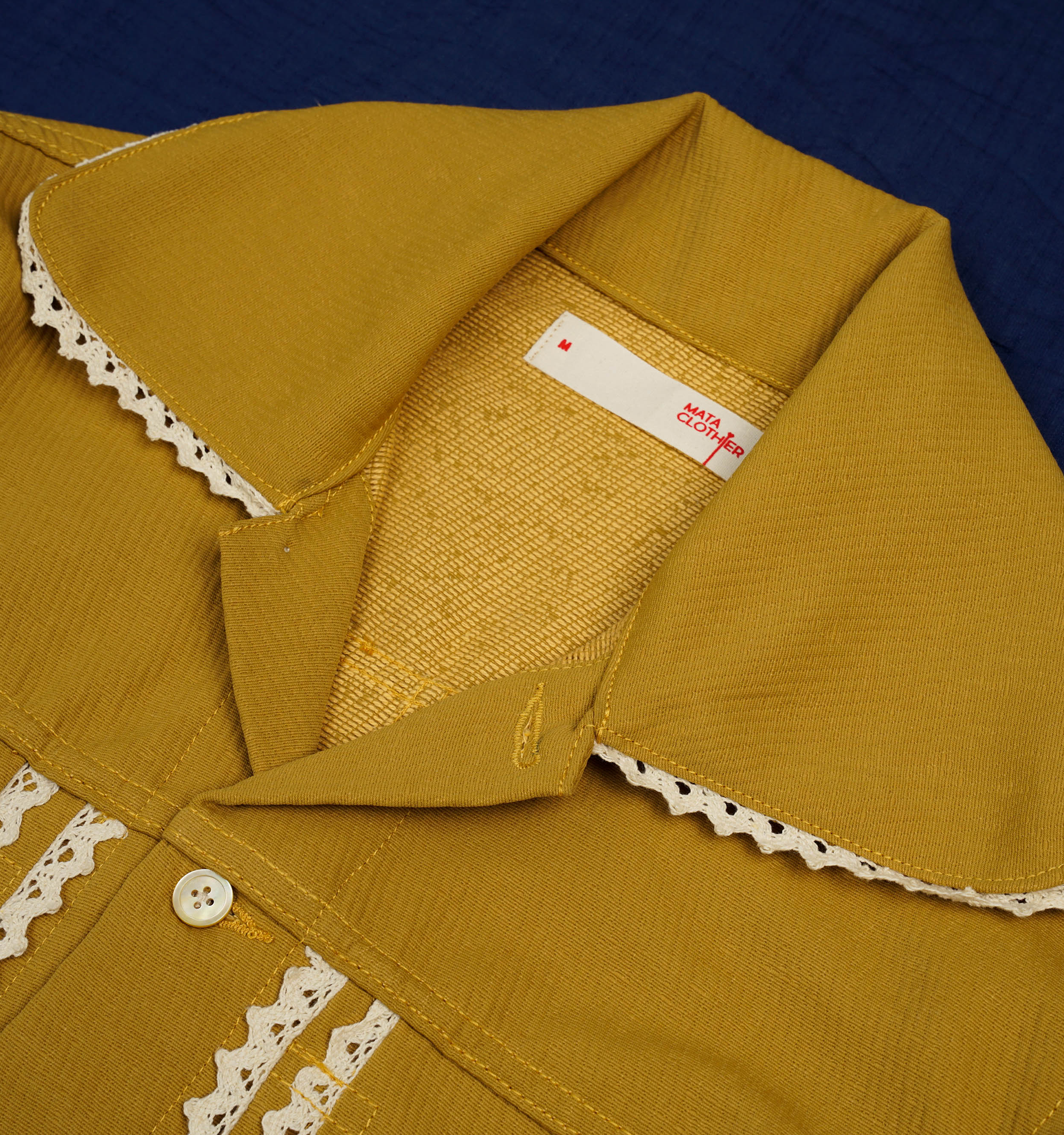 Emiria Jacket Mustard - MATA CLOTHiER