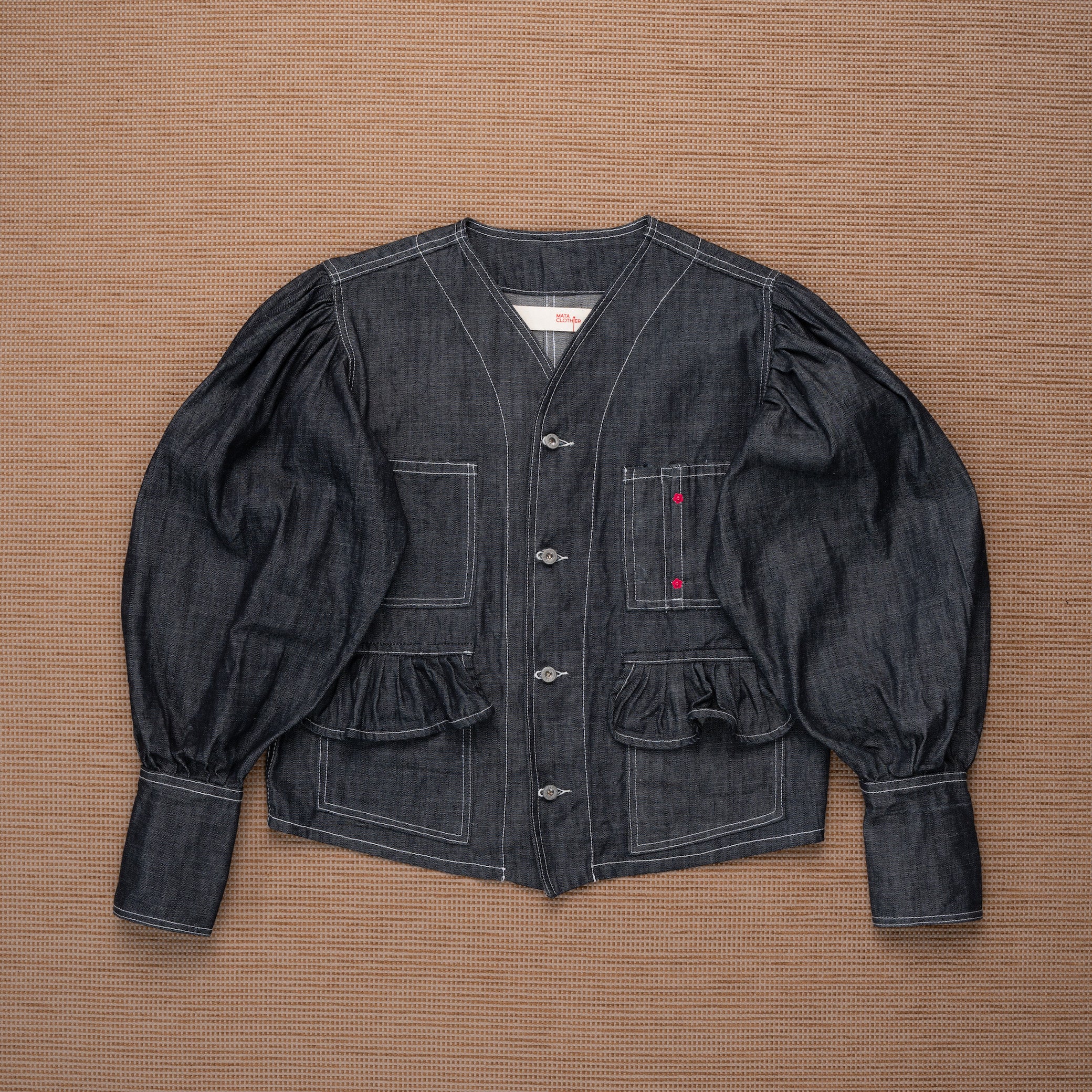 Ponita Jacket Denime - MATA CLOTHiER