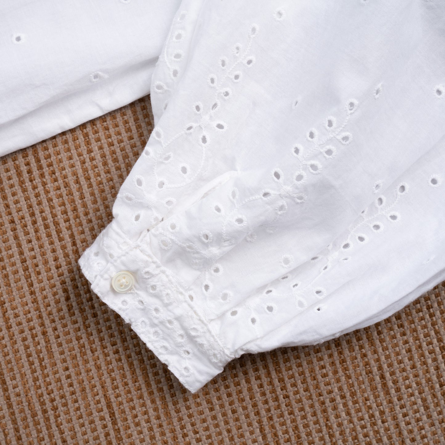 Sang Dewi Blouse White Eyelet - MATA CLOTHiER