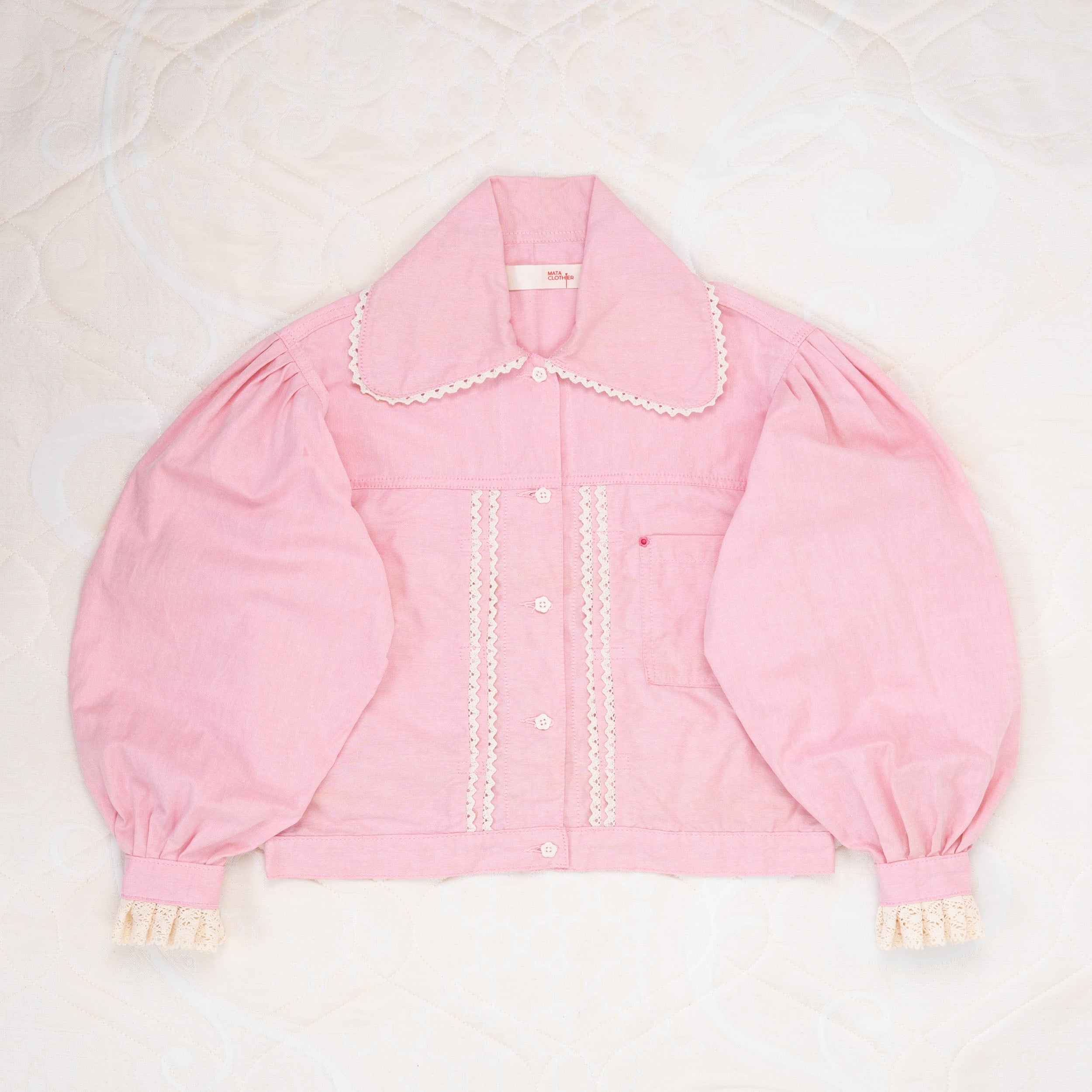Emiria Jacket Pink Lava - MATA CLOTHiER