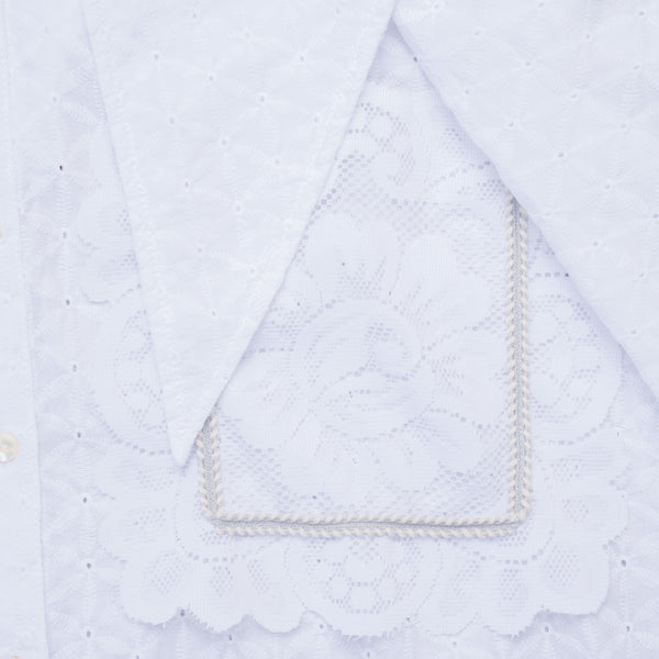 Sang Dewi Exta Blouse Kembang Kahiyang White