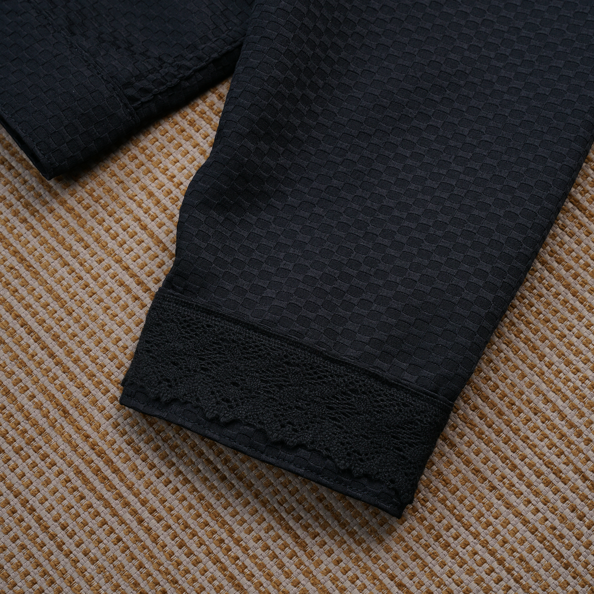 Pompe Jacket Checkered Black #2  - MATA CLOTHiER