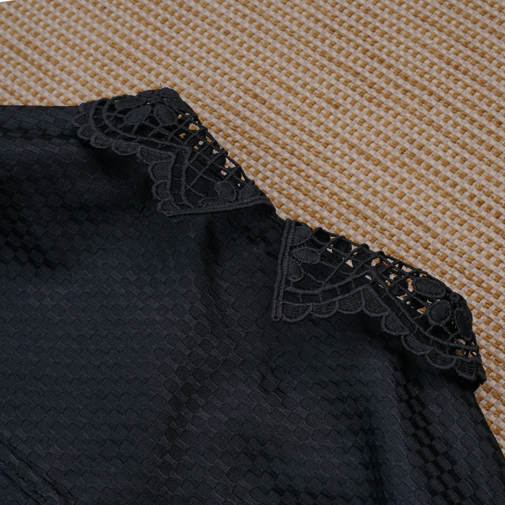 Pompe Jacket Checkered Black #2  - MATA CLOTHiER