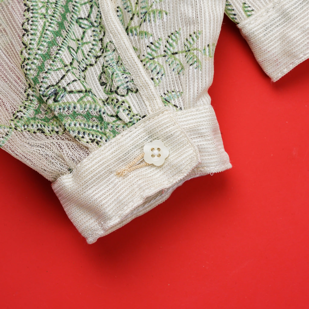 Emiria Jacket Suji Ijo - MATA CLOTHiER
