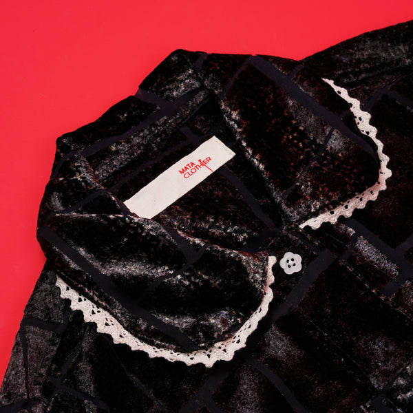 Pompe Jacket Velvet Mondarian