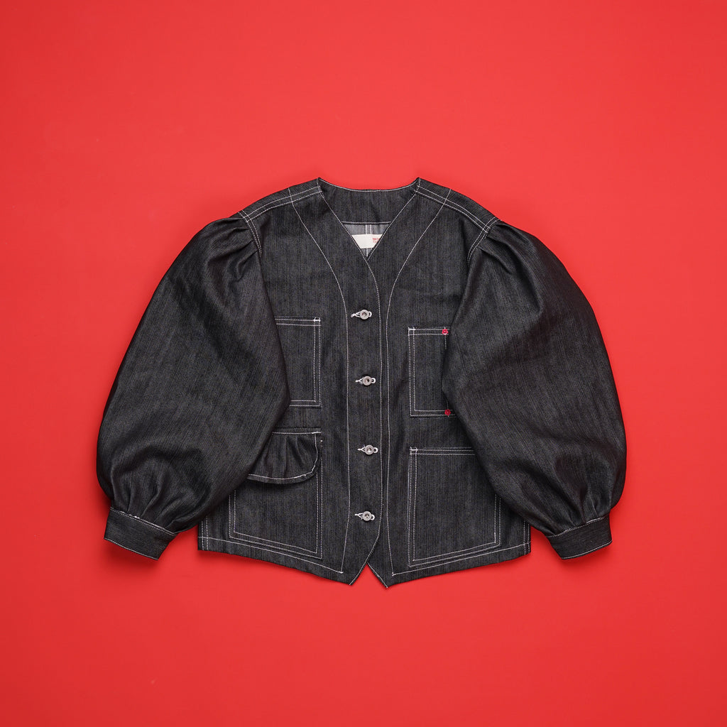 Ponita Jacket Denime - MATA CLOTHiER