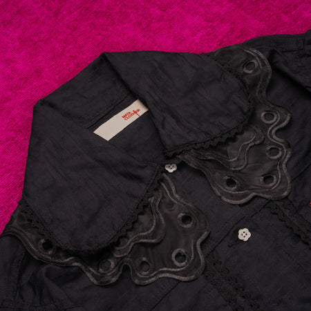 Emiria Jacket Black Purr - MATA CLOTHiER