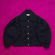 Load image into Gallery viewer, Emiria Jacket Midnight Bloom - MATA CLOTHiER
