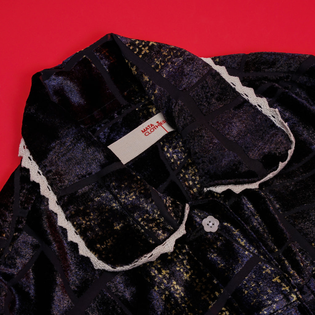 Pompe Jacket Midnight Velvet ✺ MATA CLOTHiER