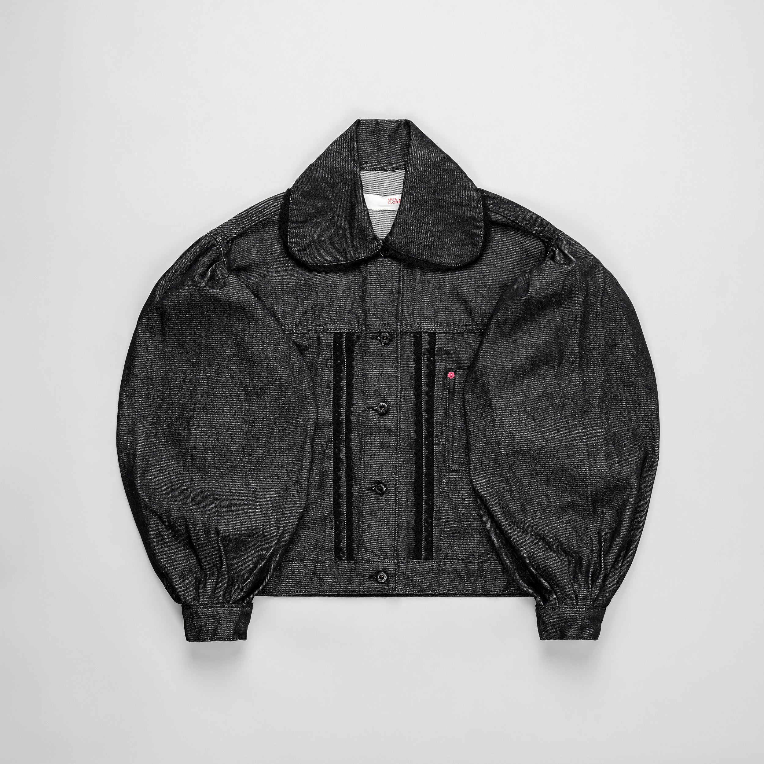 Emiria Jacket Denime Noir ✺ MATA CLOTHiER