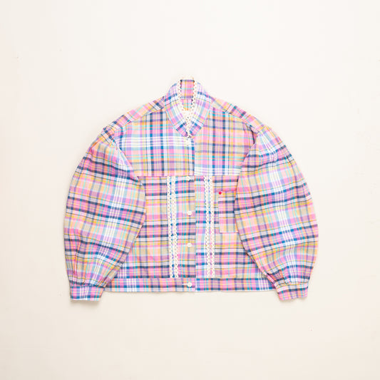 Emiria Jacket Madras Portrait ✺ MATA CLOTHiER