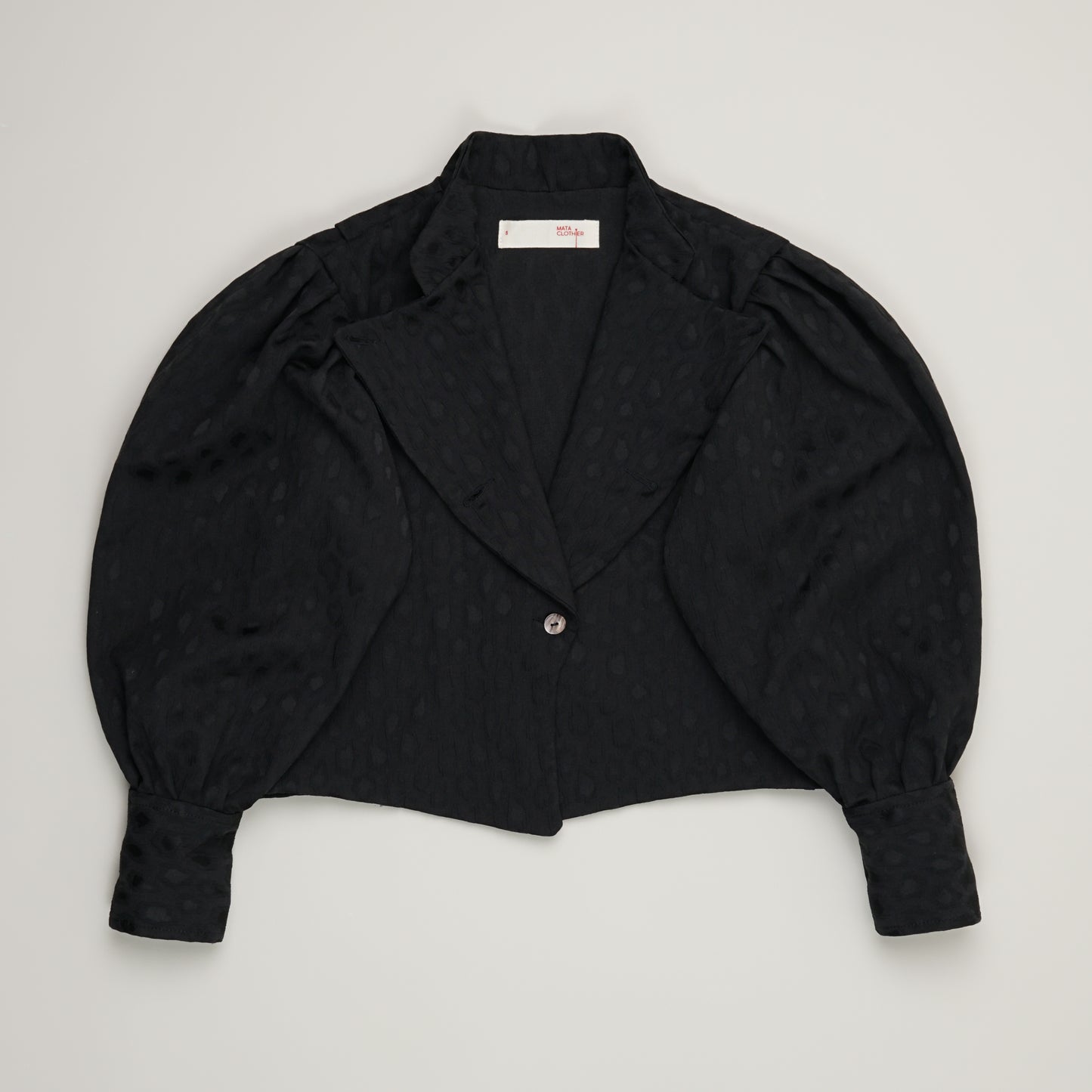 Soca Jacket Leopard Noir  ✺ MATA CLOTHiER