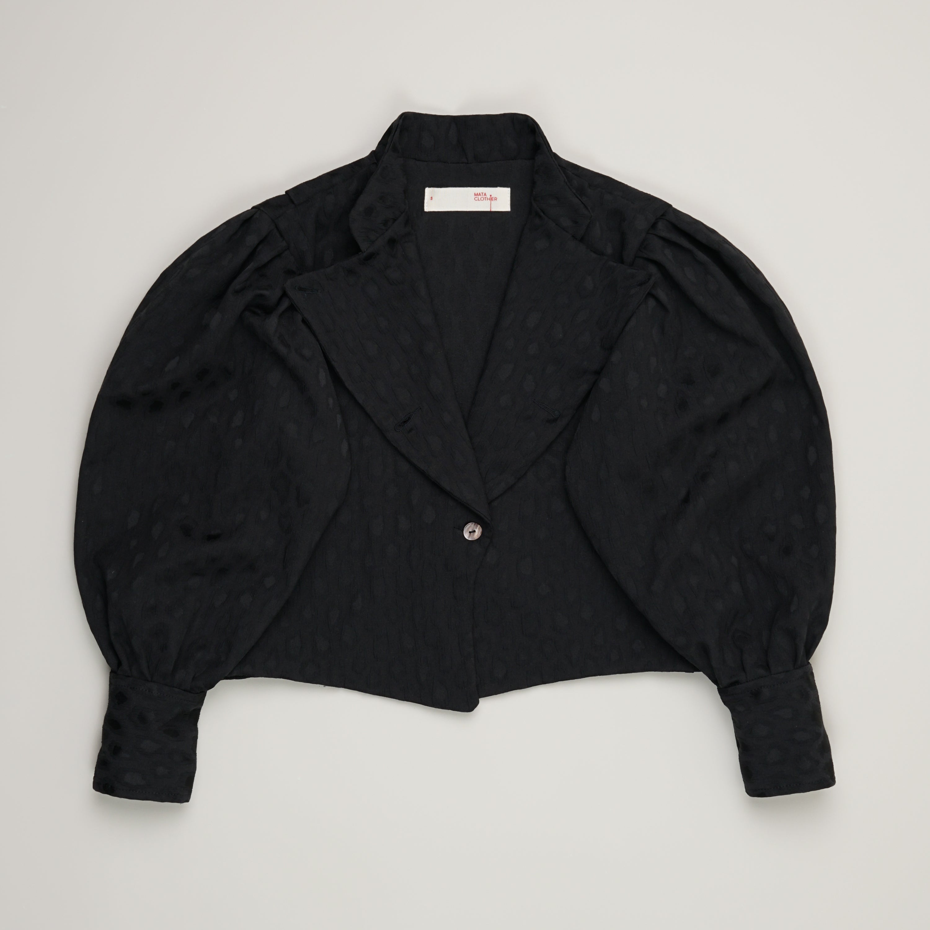 Soca Jacket Leopard Noir  ✺ MATA CLOTHiER