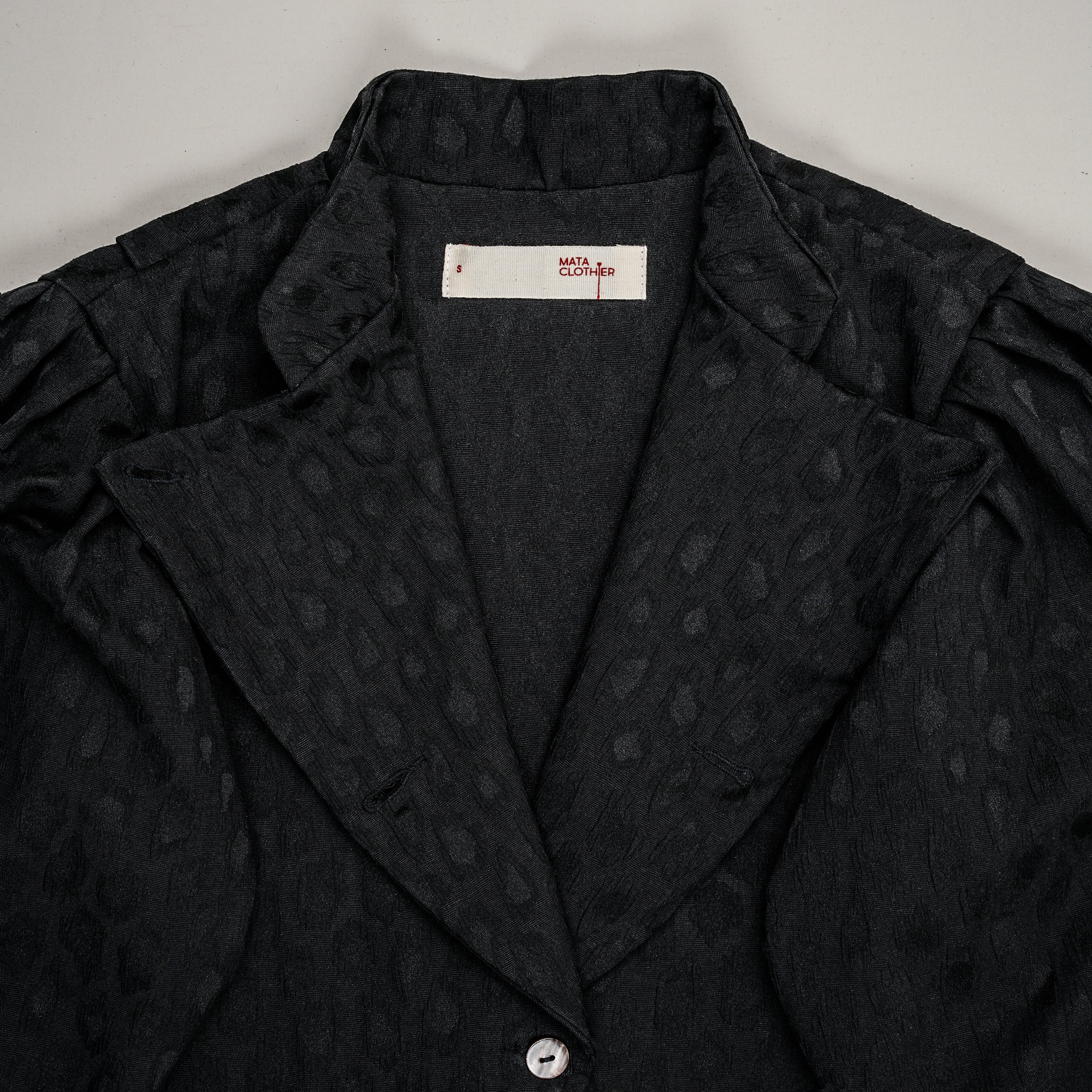 Soca Jacket Leopard Noir  ✺ MATA CLOTHiER