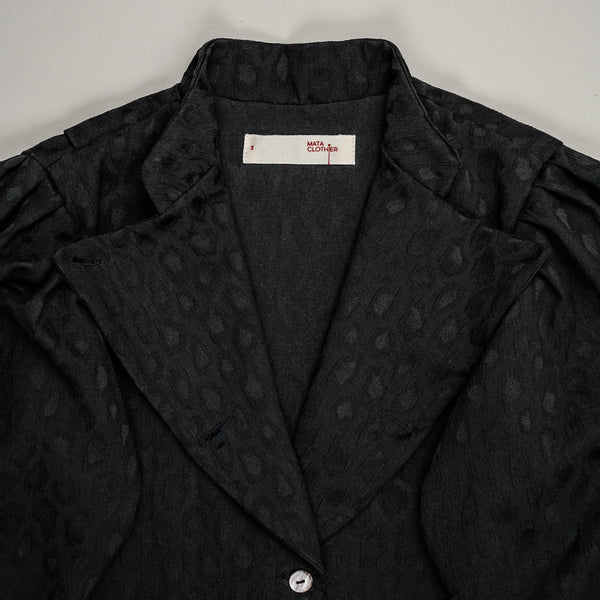 Soca Jacket Leopard Noir