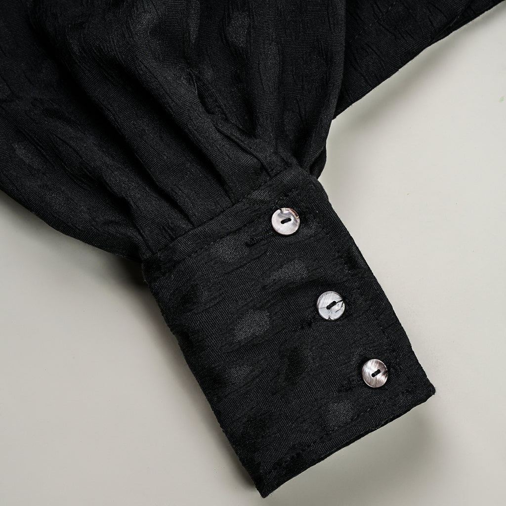 Soca Jacket Leopard Noir  ✺ MATA CLOTHiER