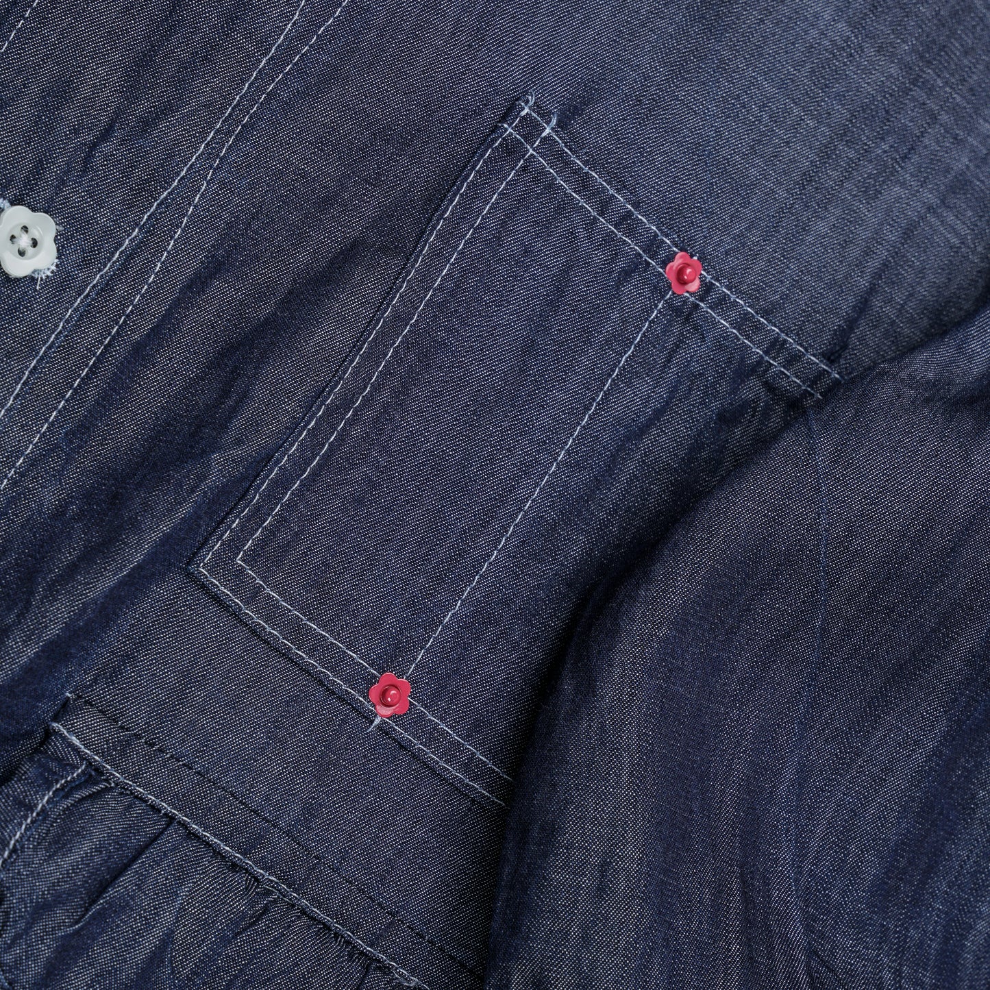 Ponita Jacket Indigo Chamber - MATA CLOTHiER