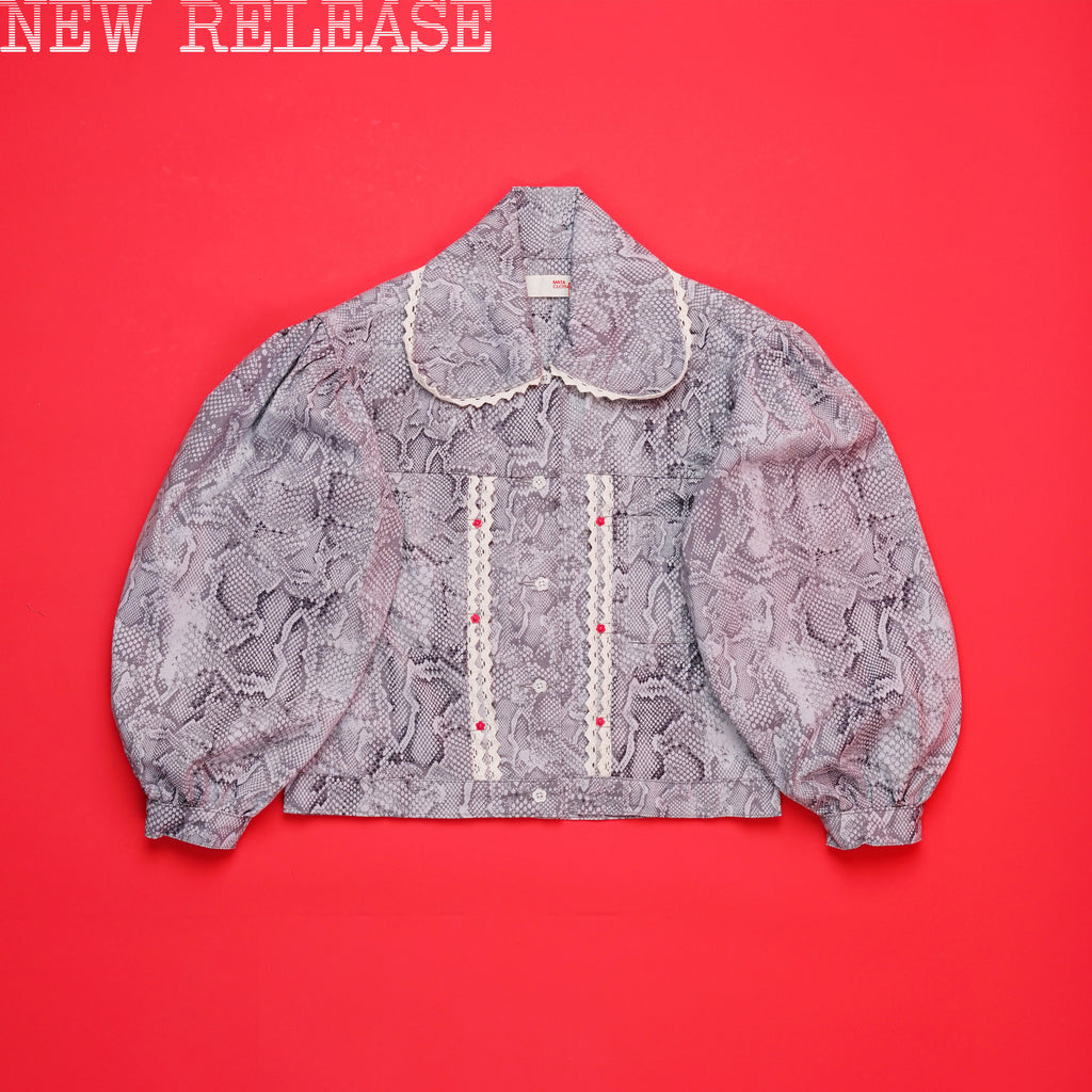 Emiria Jacket Ash Serpent  ✺ MATA CLOTHiER