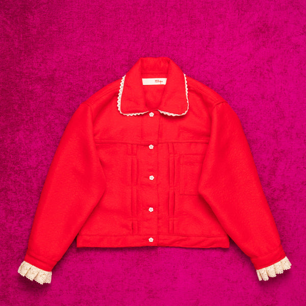 Pompe Jacket Cherry Red