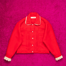 Load image into Gallery viewer, Pompe Jacket Cherry Red  - MATA CLOTHiER

