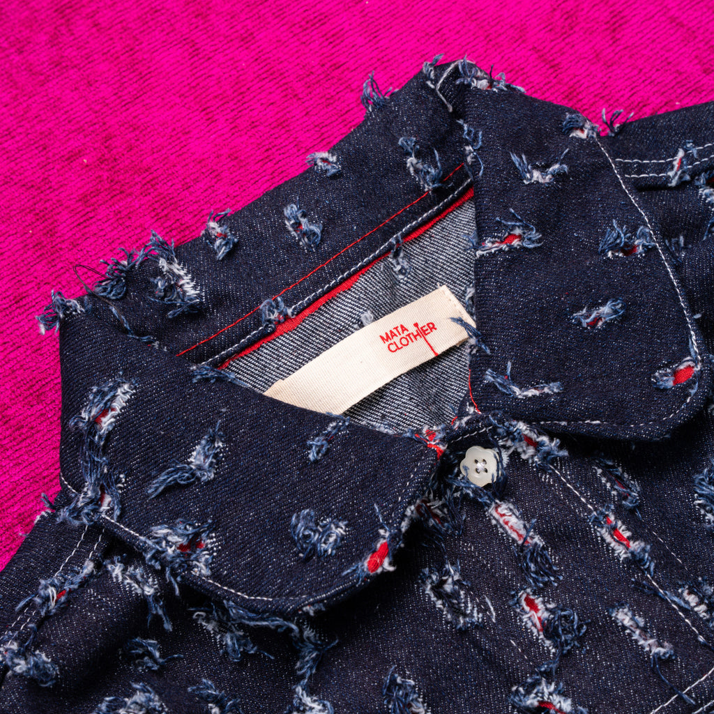 Pompe Jacket Cras Indigo  - MATA CLOTHiER