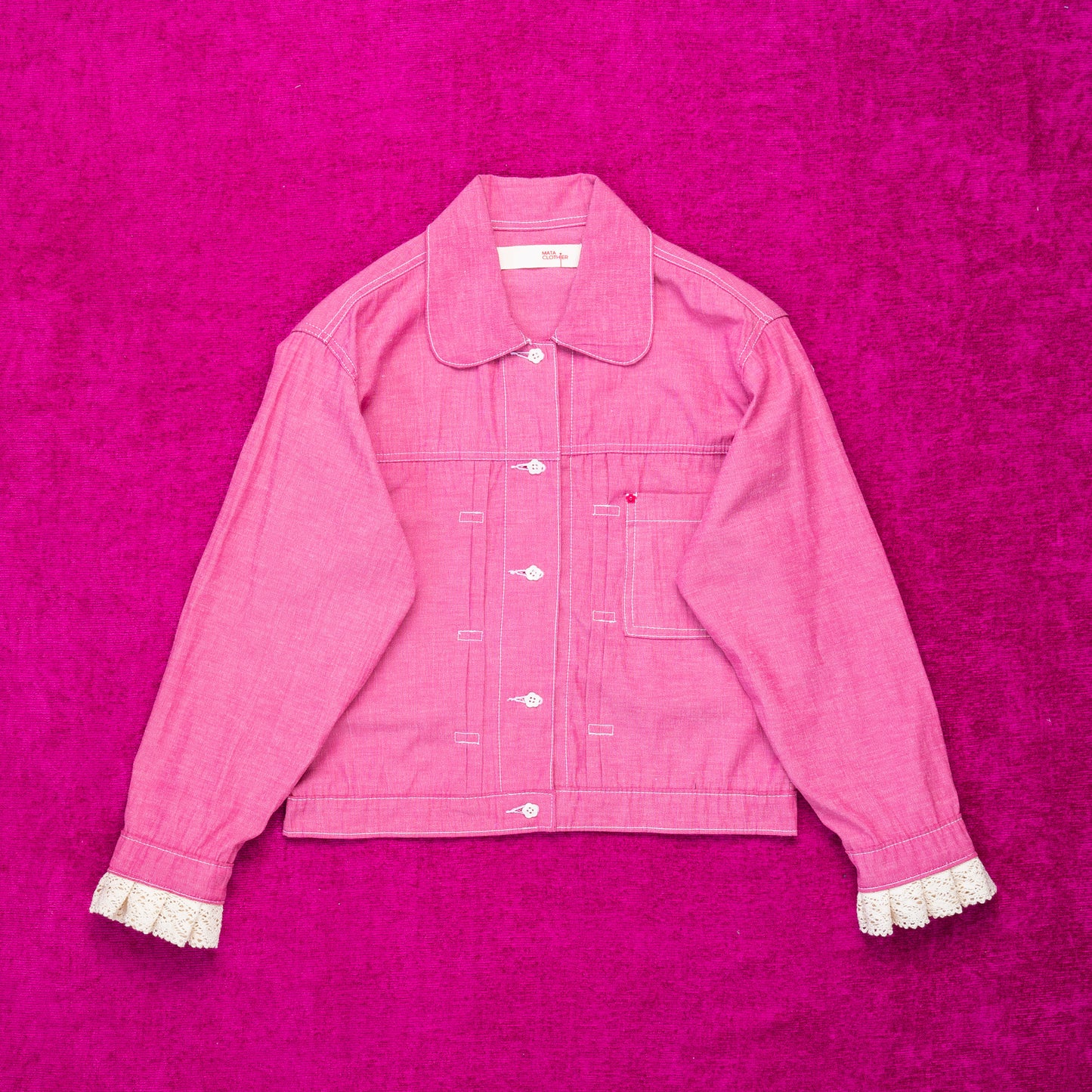 Pompe Jacket Blush  - MATA CLOTHiER